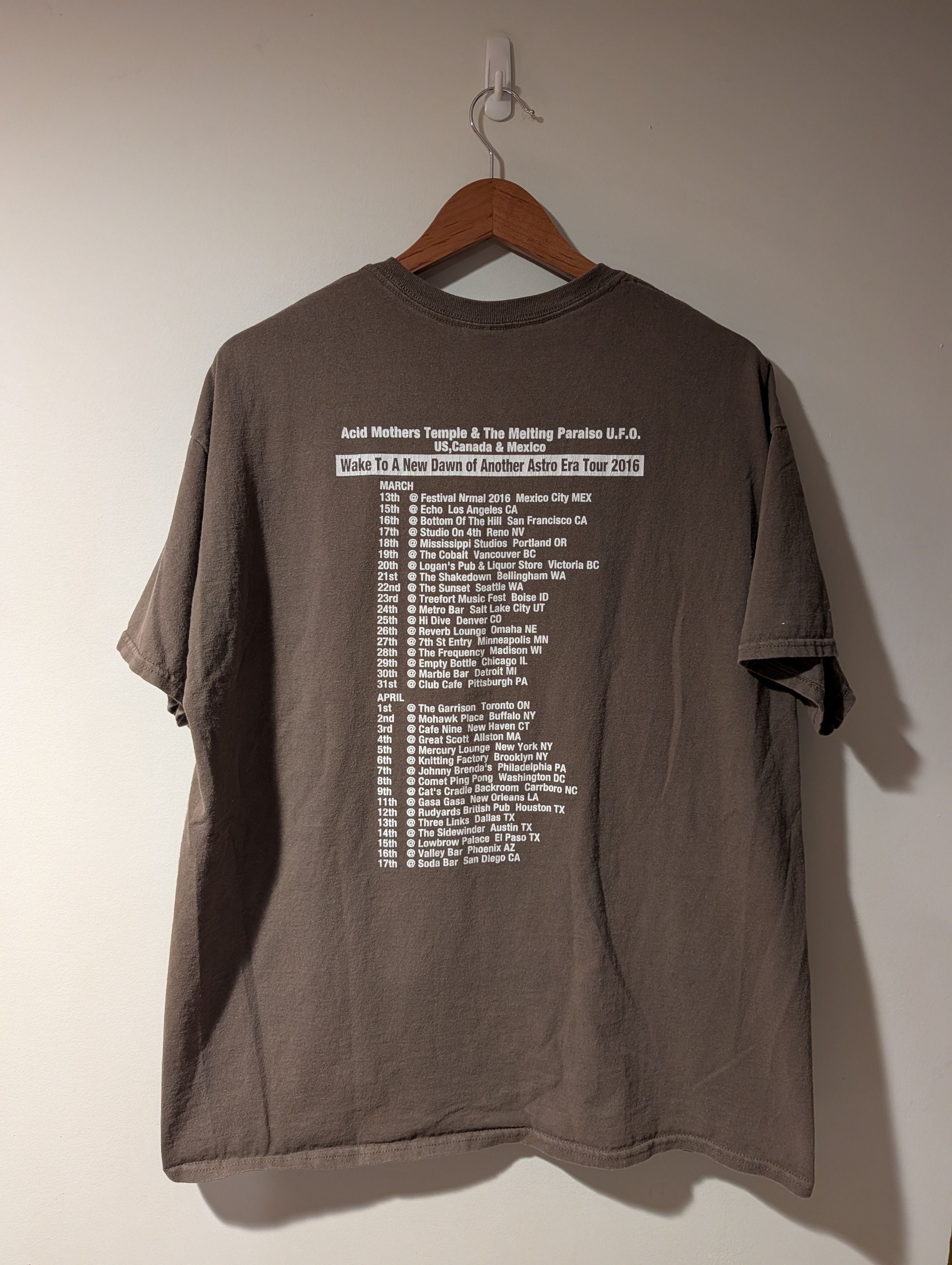 Band Tees VTG Acid Mothers Temple Wake To A New Dawn 2016 Tour T-Shirt Size US XL / EU 56 / 4 - 4 Thumbnail
