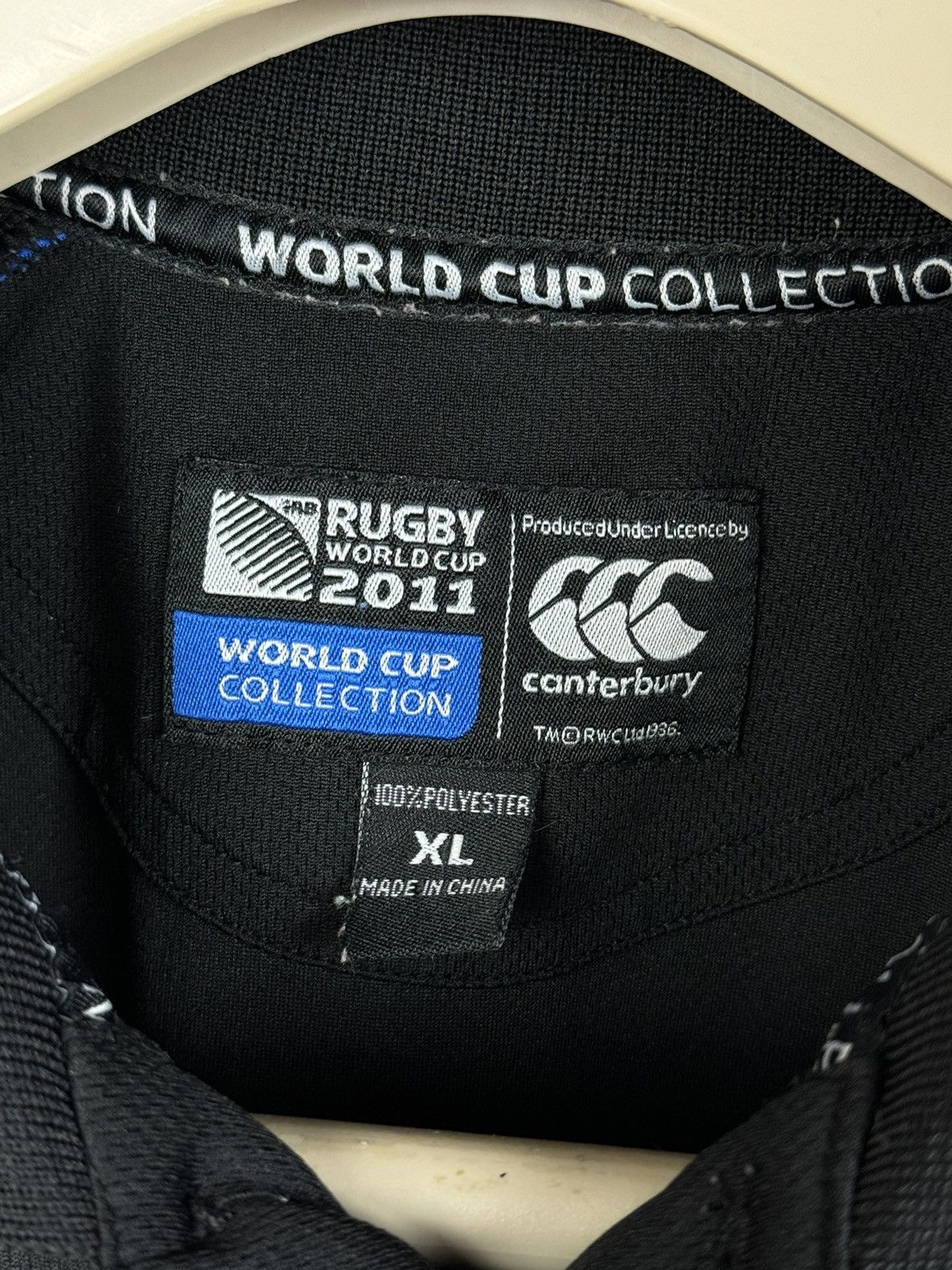 Canterbury of New Zealand Canterbury Rugby 🏉 World Cup New Zealand 🇳🇿 2011 Size L/XL Size US XL / EU 56 / 4 - 6 Thumbnail