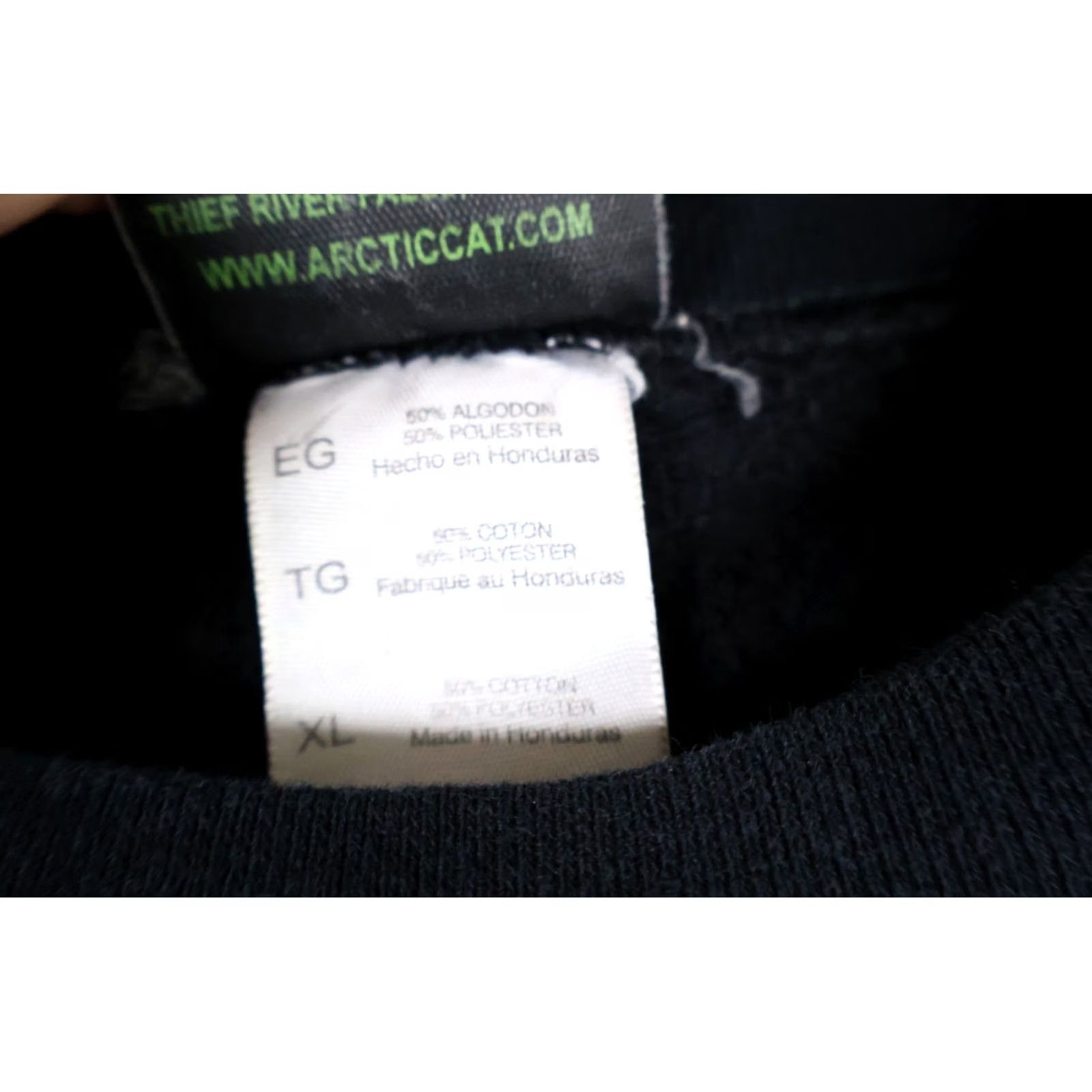 Vintage Arctic Cat Sweatshirt Adult XL Black Crewneck Embroidered Arcticwear Snowmobile Size US XL / EU 56 / 4 - 4 Thumbnail