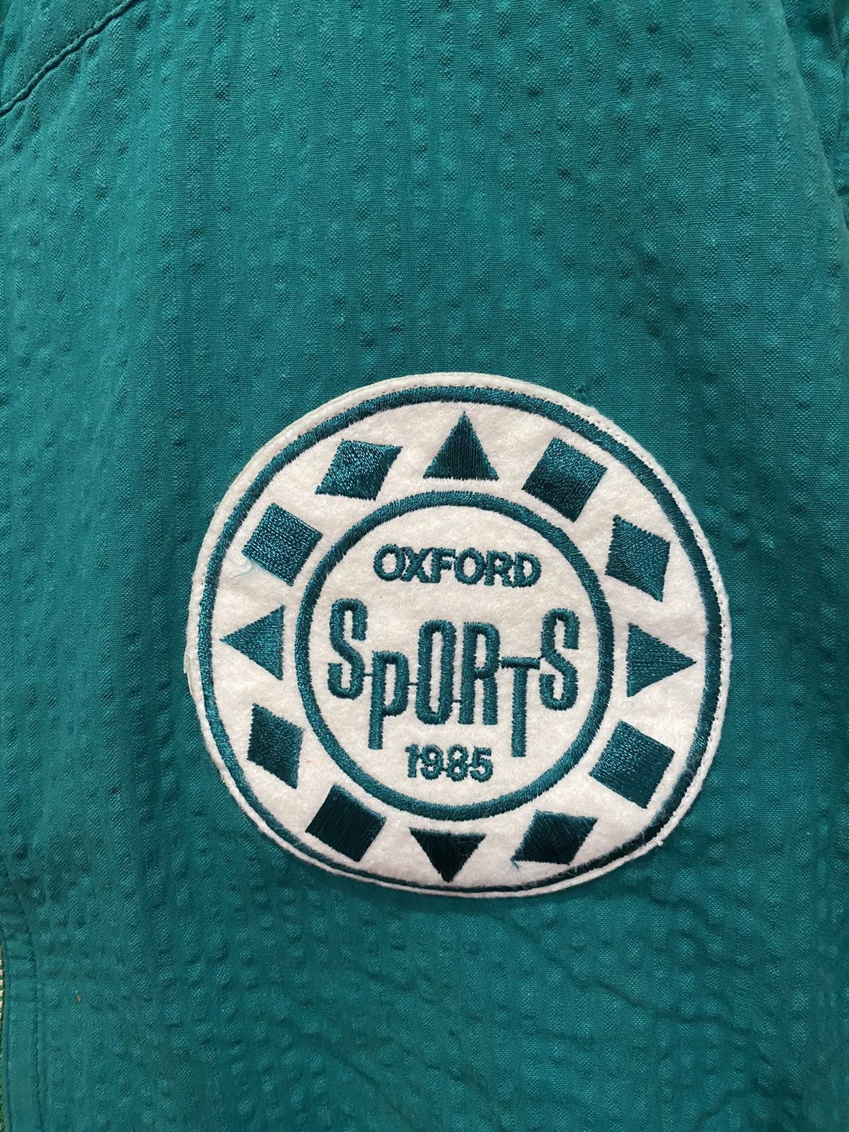 Other Oxford Sports 1985 Teal Cotton Jacket - Retro Sportswear Size US M / EU 48-50 / 2 - 5 Thumbnail