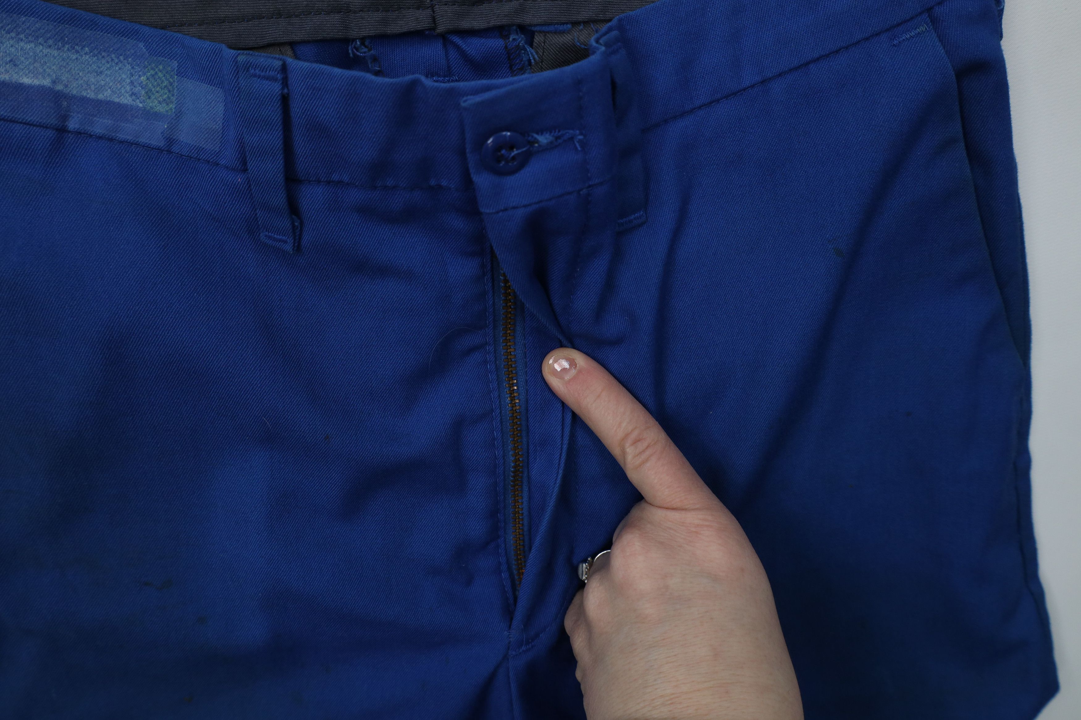 Vintage Vintage 70s 80s Streetwear Workwear Trousers Pants Blue USA Size US 30 / EU 46 - 9 Thumbnail