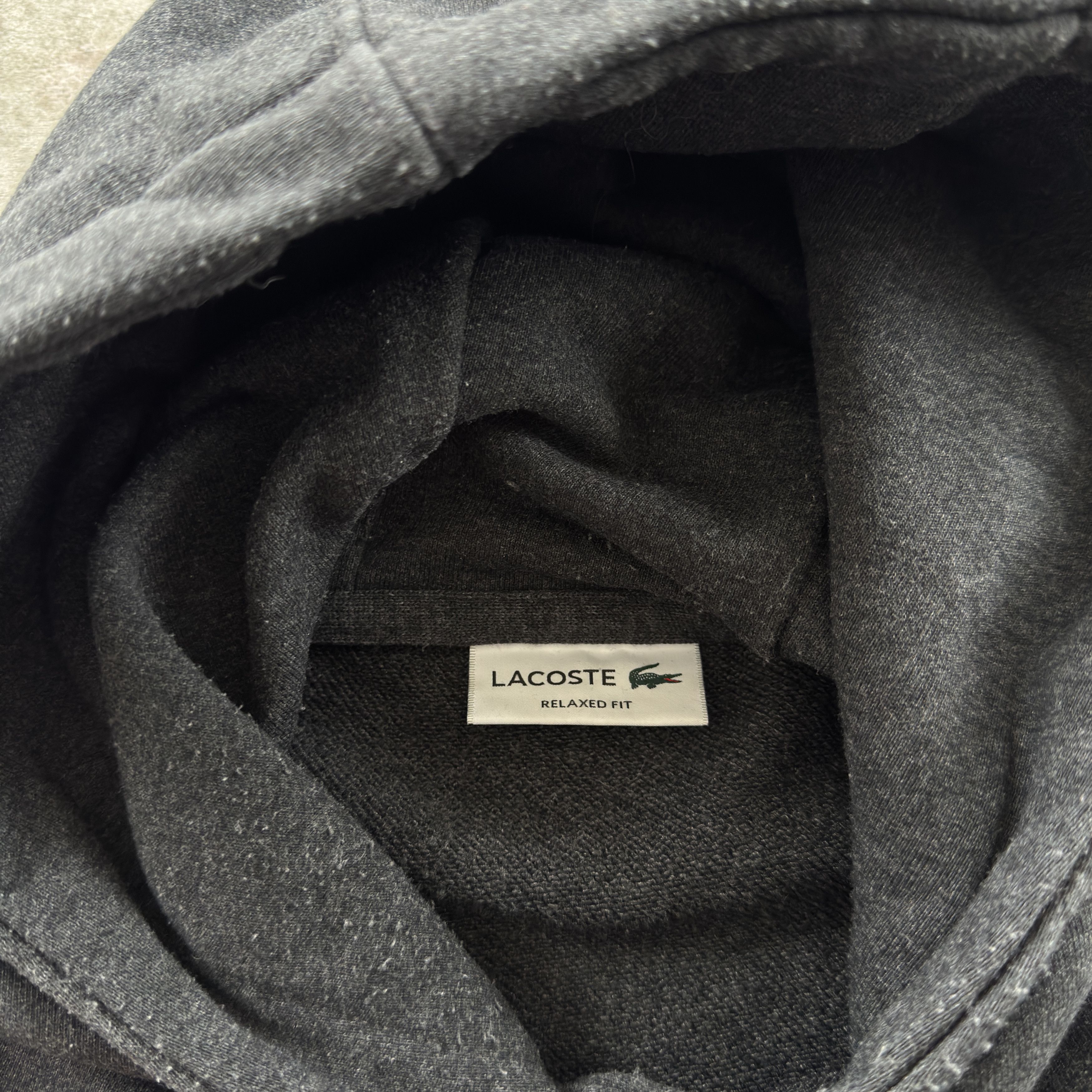 Lacoste Vintage Lacoste Reflective Logo Hooded Sweatshirt Size US M / EU 48-50 / 2 - 7 Thumbnail