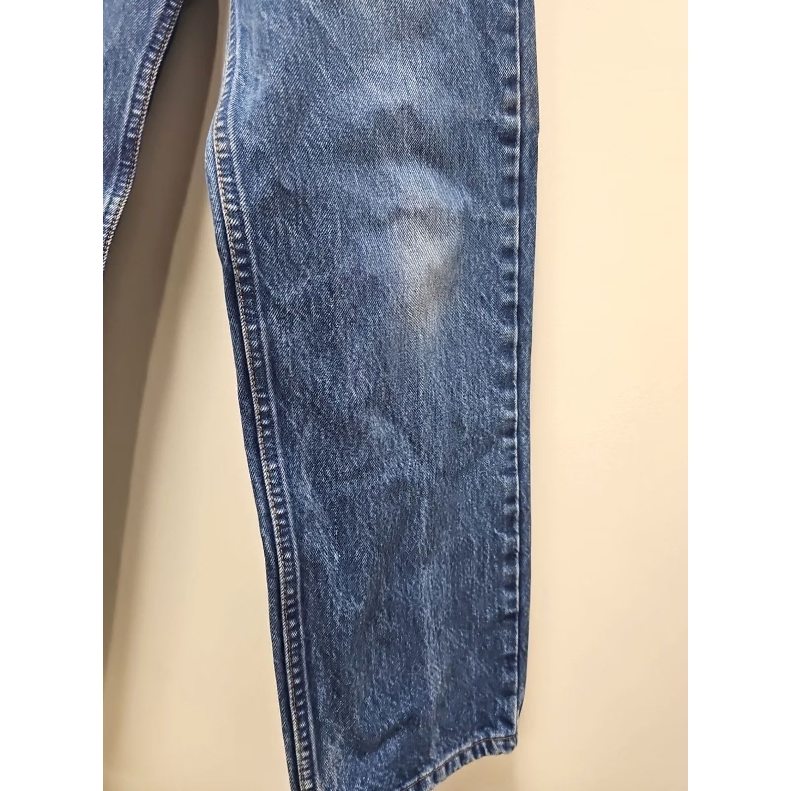 Levi's VINTAGE Levi's 505 Jeans Men 34x29 Blue Denim Regular Fit Straight 90s Mens Worldwide Size US 34 / EU 50 - 5 Thumbnail