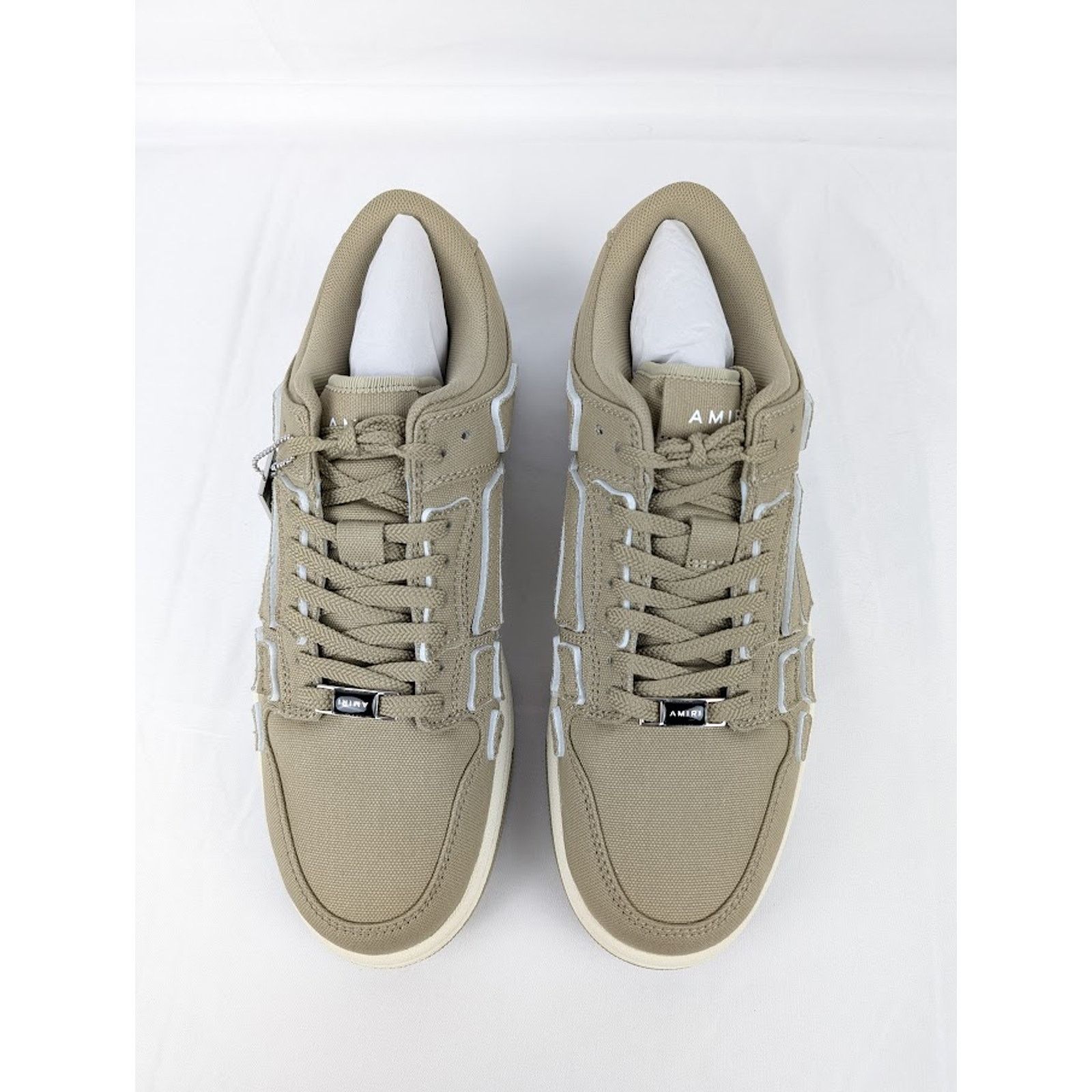 Amiri o1rshd1 Chunky Skeleton Top Low Sneakers in Green Size US 10 / EU 43 - 15 Thumbnail
