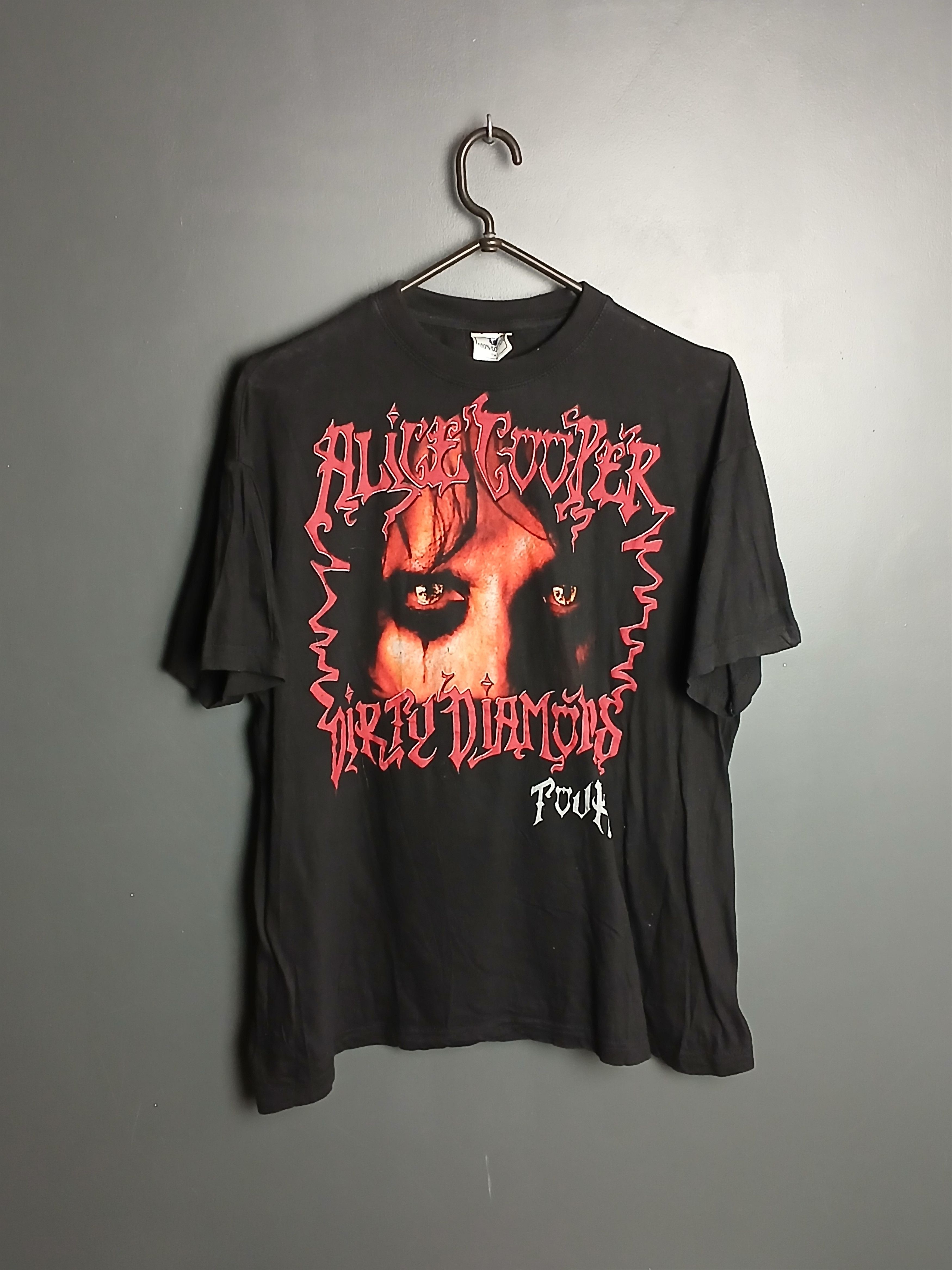 Band Tees × Vintage Vintage 2006 Alice Cooper Dirty Diamonds Tour T-Shirt Size US L / EU 52-54 / 3 - 1 Thumbnail