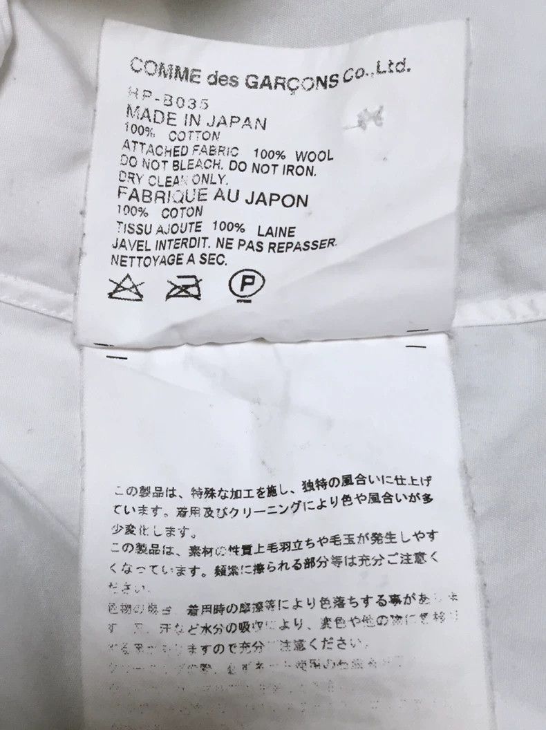 Comme des Garcons COMME des GARÇONS Wool Panel Shirt 2505-Nextarrow Size US M / EU 48-50 / 2 - 9 Thumbnail