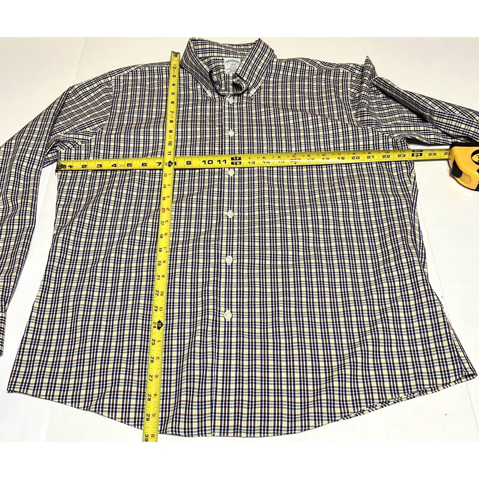 Brooks Brothers Brooks Brothers 1818 Regent Long Sleeve Supima Cotton Button Shirt Mens L Size US L / EU 52-54 / 3 - 4 Thumbnail