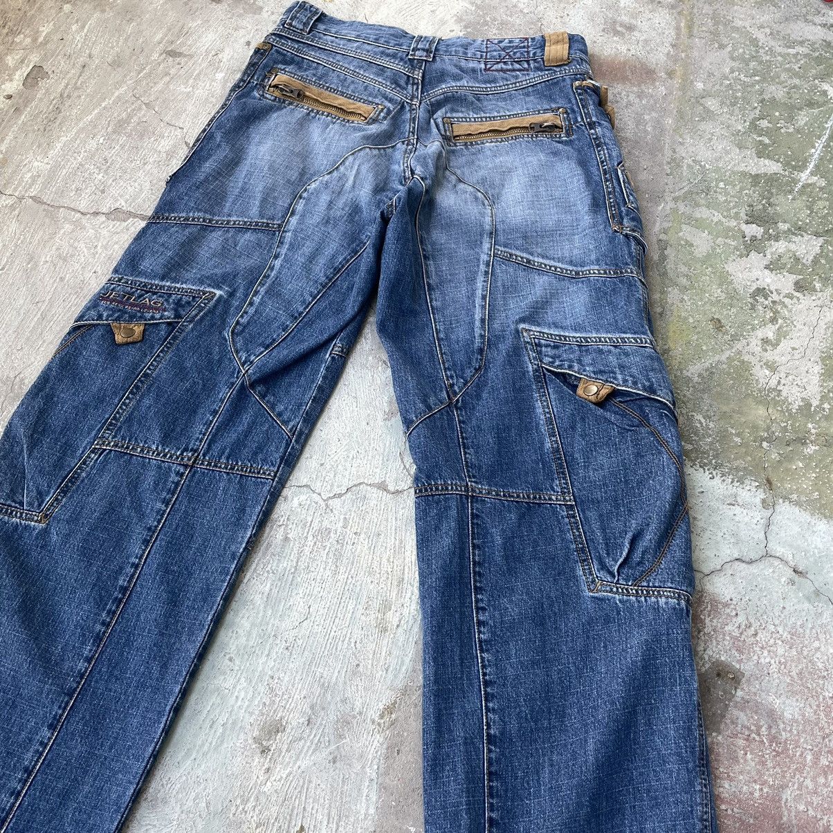Japanese Brand × Vintage Vintage jetlag Bondage Cargo Jeans Japanese Style Y2K Size US 34 / EU 50 - 8 Thumbnail