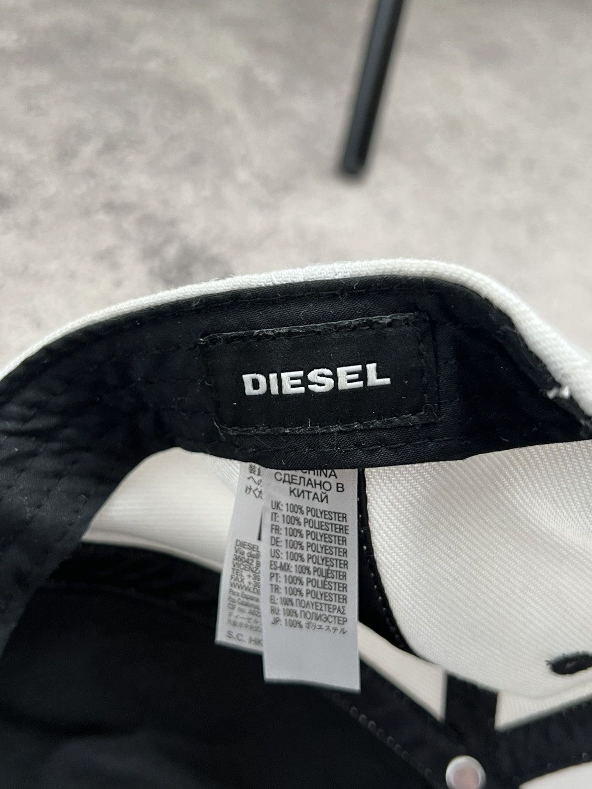 Diesel × Vintage Diesel Washed Cap Y2K Size ONE SIZE - 6 Thumbnail