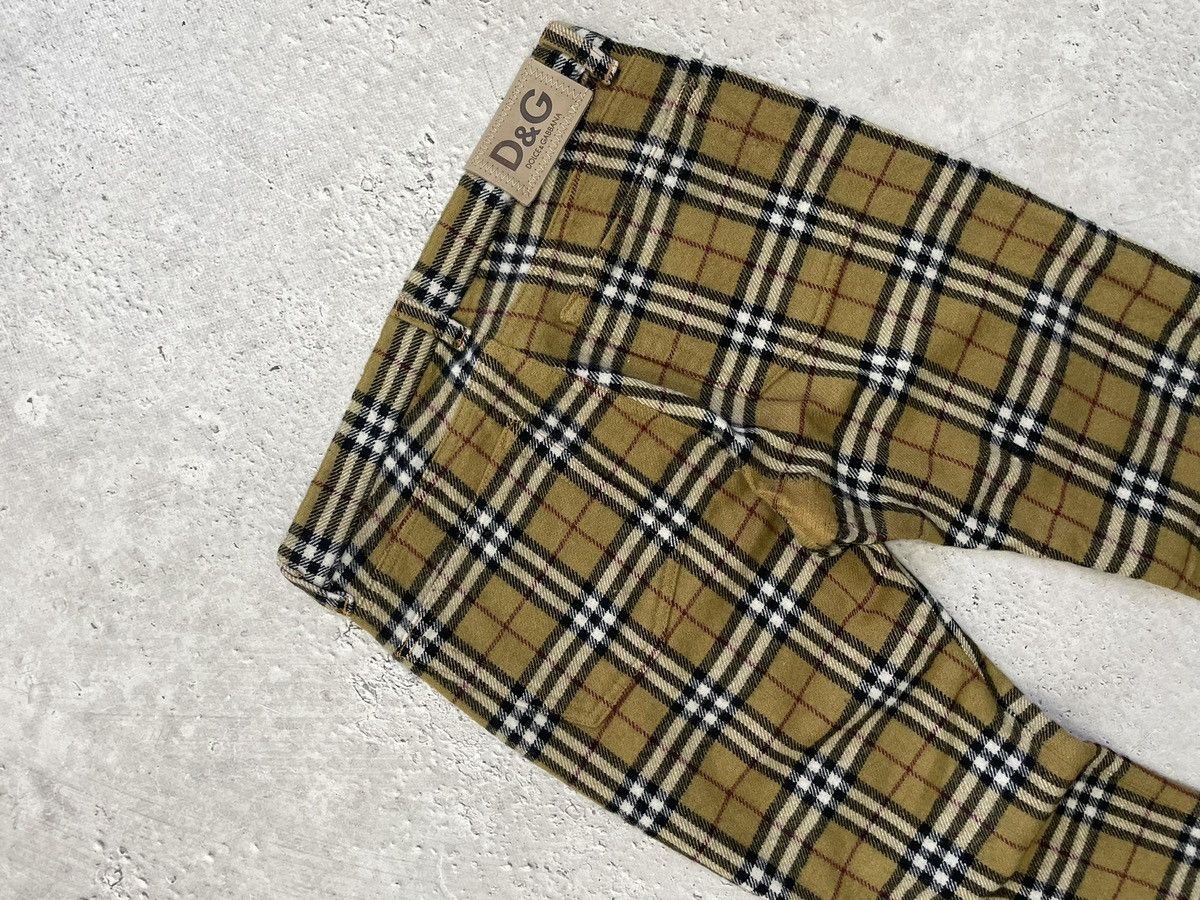 Burberry Vintage dolce Gabbana X Burberry nova check slim pants Size US 33 - 11 Thumbnail
