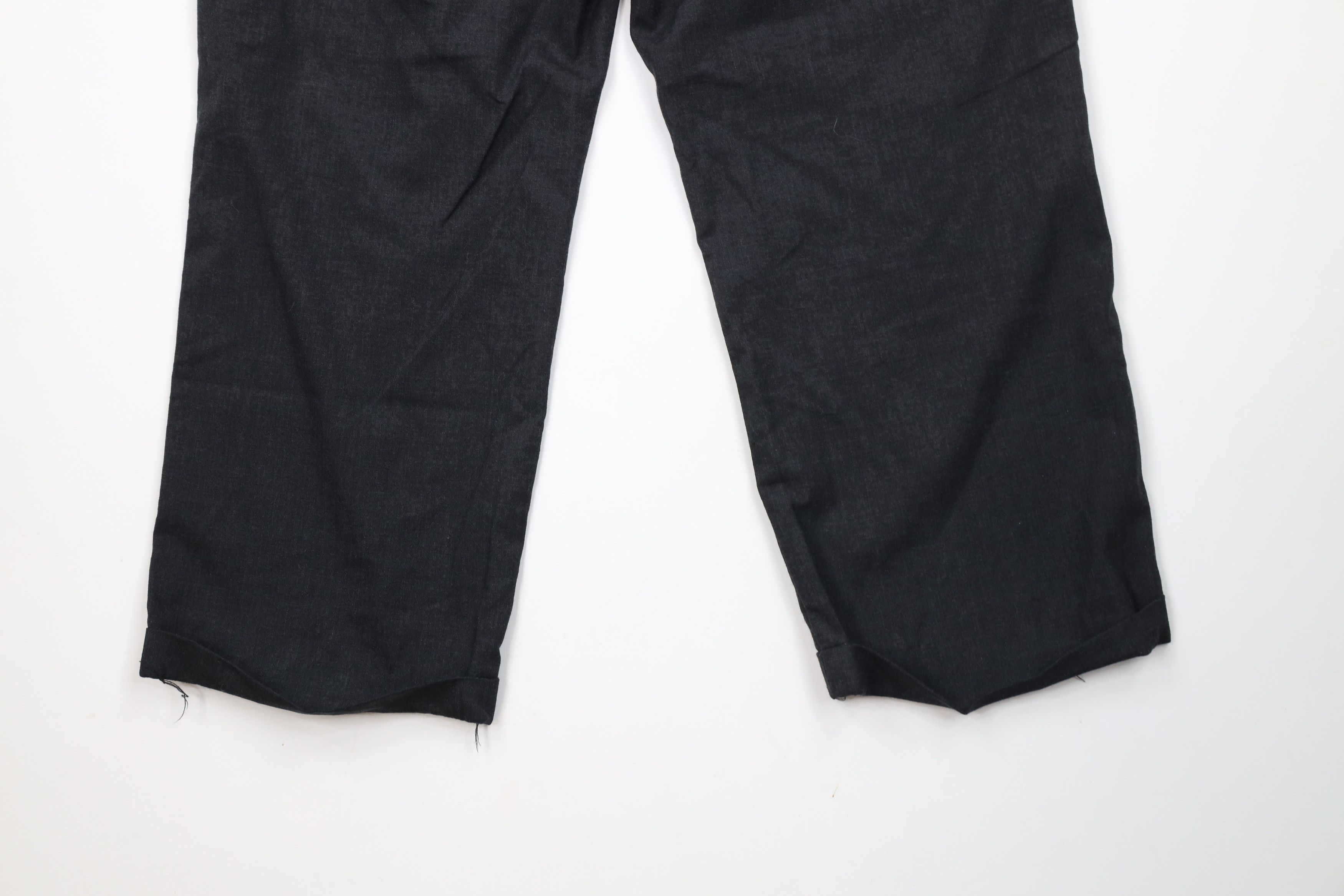 Vintage Vintage 90s Streetwear Wide Leg Wool Chino Pants Gray Size US 36 / EU 52 - 12 Thumbnail