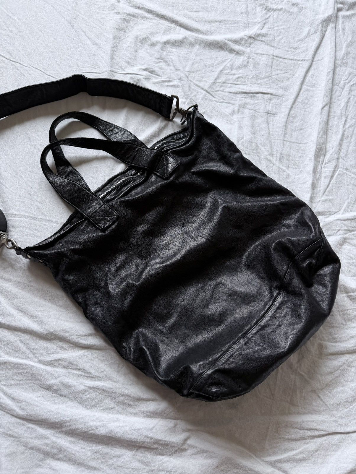 Isamu Katayama Backlash Isamu Katayama Backlash Object Dyed Leather Bag Size ONE SIZE - 5 Thumbnail