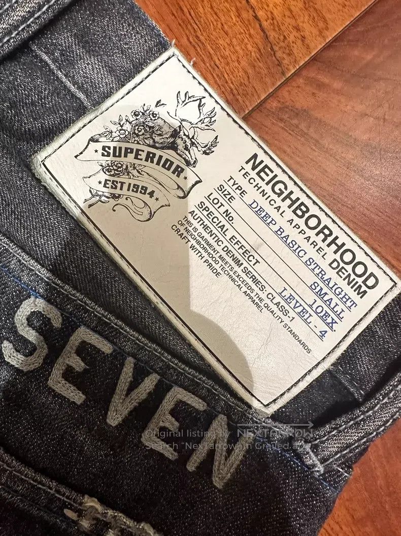 Neighborhood Neighborhood size S Denim Pants Cut King Size US 27 - 3 Thumbnail