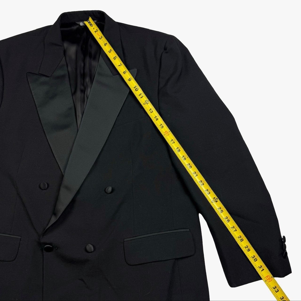 Burberry VTG Burberry Prorsum Men's Wool Double Breasted Tuxedo Blaze Size 46R - 10 Thumbnail