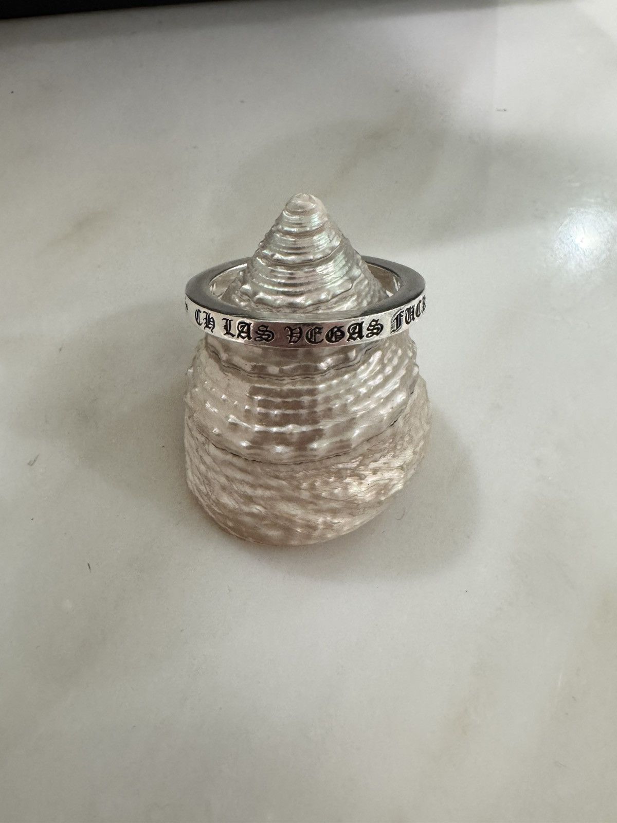 Chrome Hearts ❗️READ DESC❗️Size 12 | Chrome hearts Las Vegas Fuck You Ring Size ONE SIZE - 3 Thumbnail