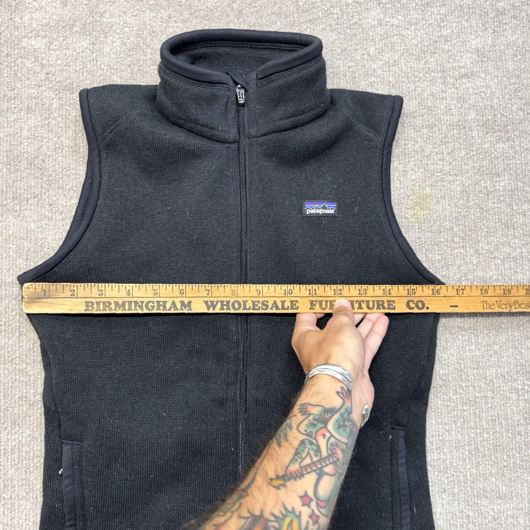 Patagonia Patagonia Better Sweater Vest Women's S Black Zip Vest Outdoor Hiking Lightweight Pockets 25887 Size S / US 4 / IT 40 - 6 Thumbnail