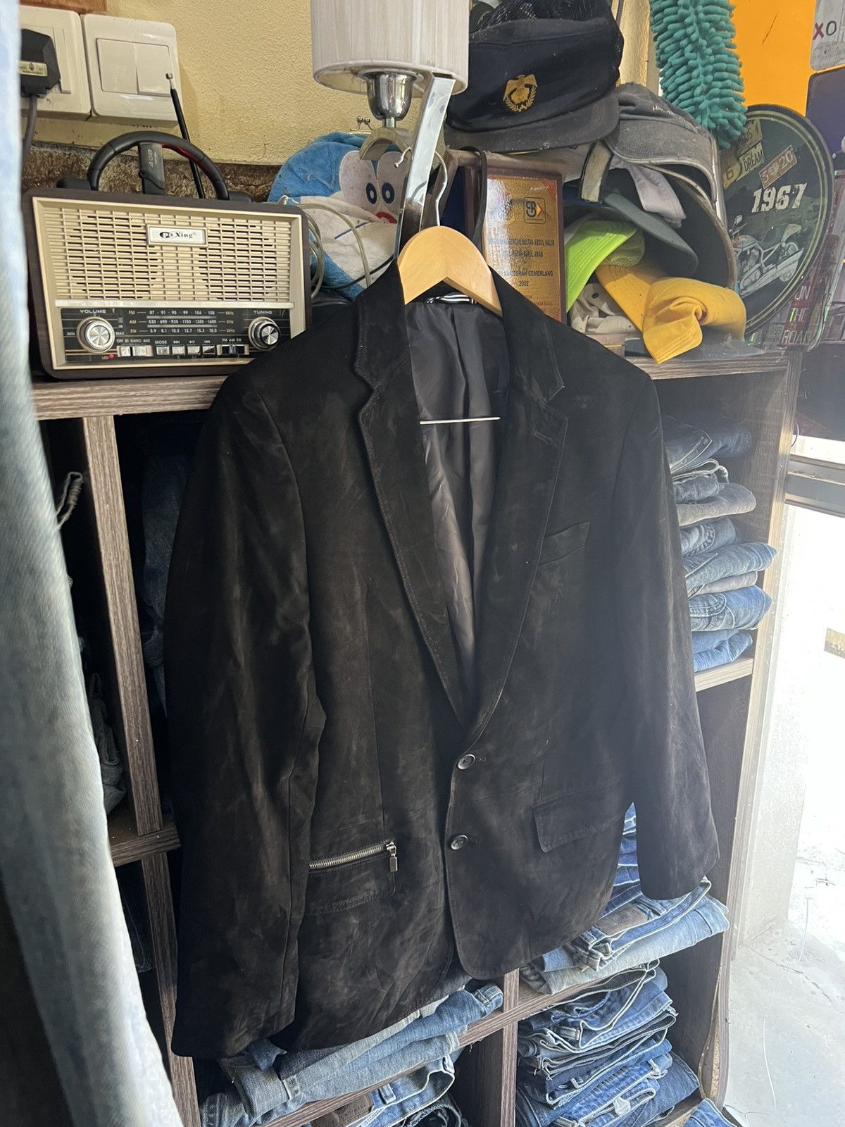 Lanvin 🔥Lanvin Suede Blazer Size 40R - 4 Thumbnail
