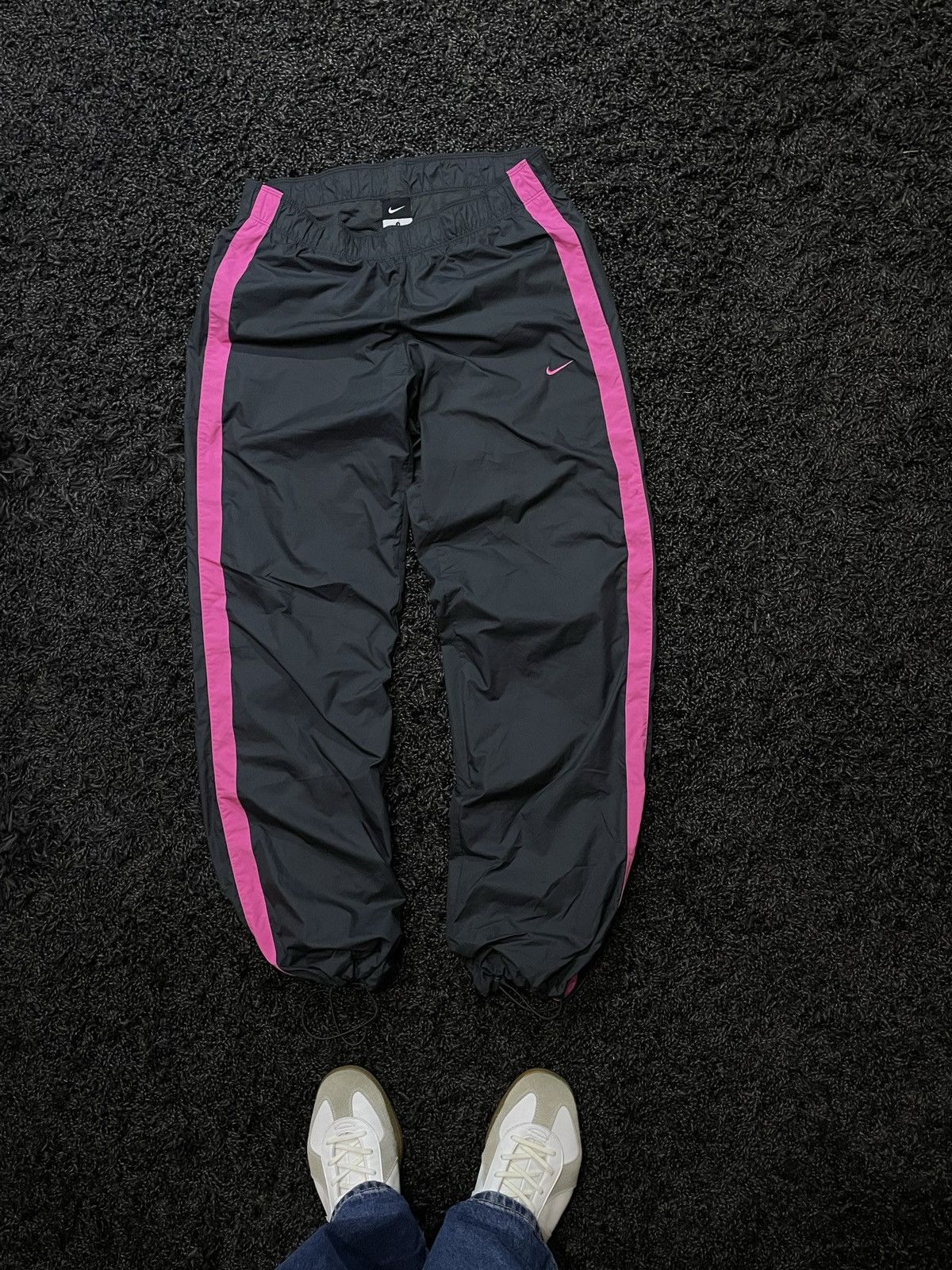 Nike Vintage Nike Track Pants Baggy Nylon Drill Y2K Gorpcore Size 30" / US 8 / IT 44 - 6 Thumbnail