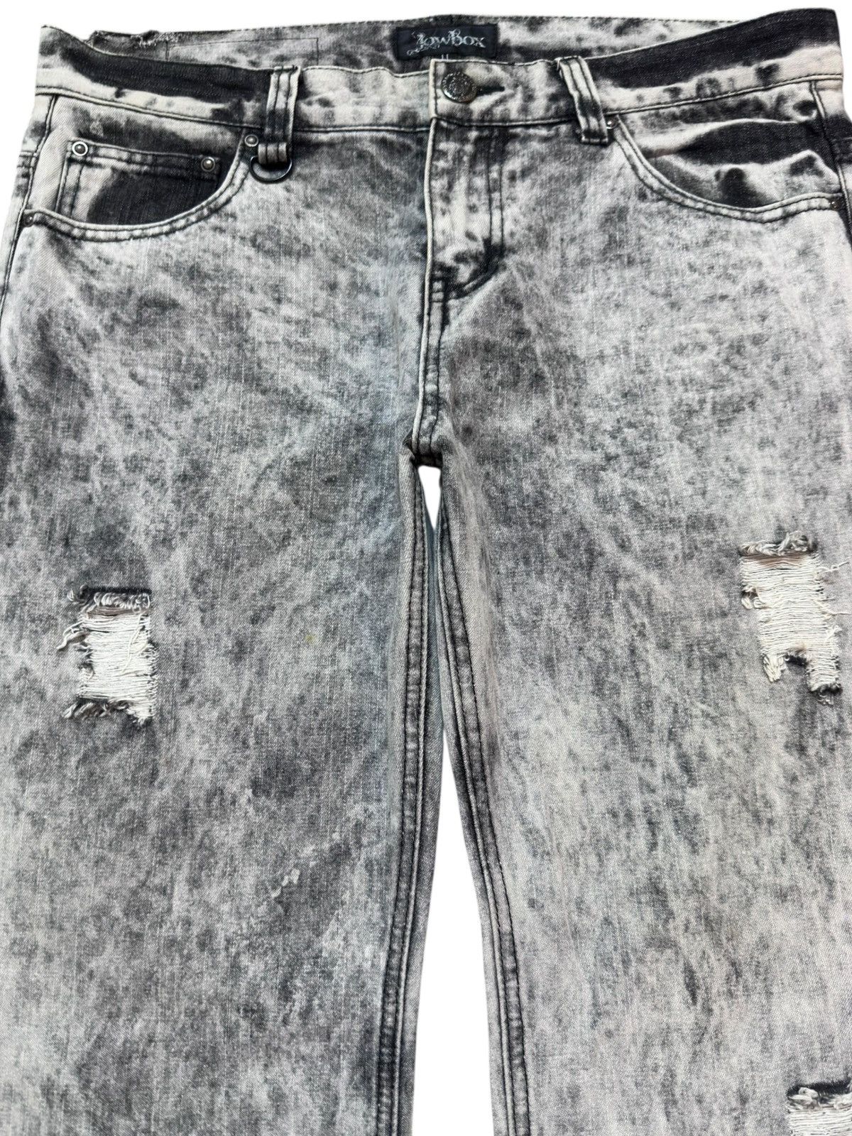 LOWBOX Vintage Lowbox Burnt Ashes Baggy Wide Leg Denim Size US 34 / EU 50 - 2 Thumbnail