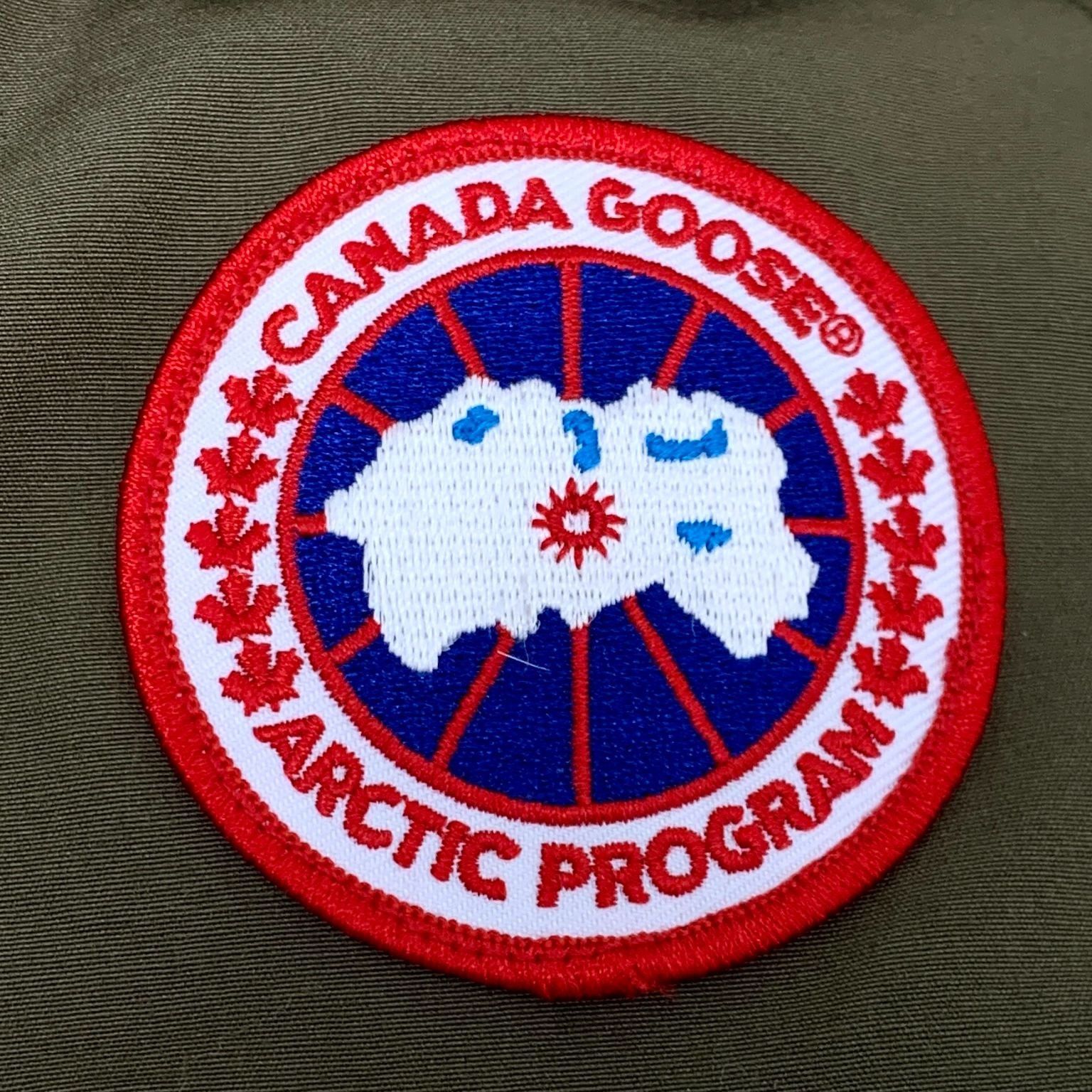 Canada Goose [Canada Goose] Military Green Logo Patch Hooded Parka 2XS Size US XXS / EU 40 - 5 Thumbnail