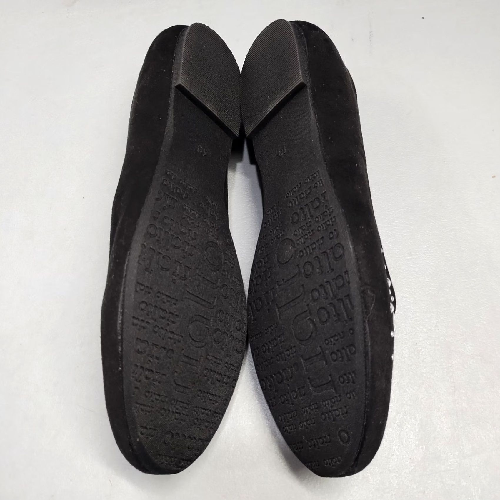 Vintage Rialto Ballet Flats Womens US 10M Black Round Toe Slip On Size US 10 / IT 40 - 7 Thumbnail