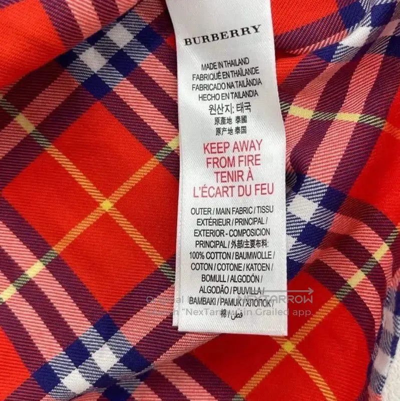 Burberry Burberry Color Block Cotton Women's Shirt. Size S / US 4 / IT 40 - 5 Thumbnail