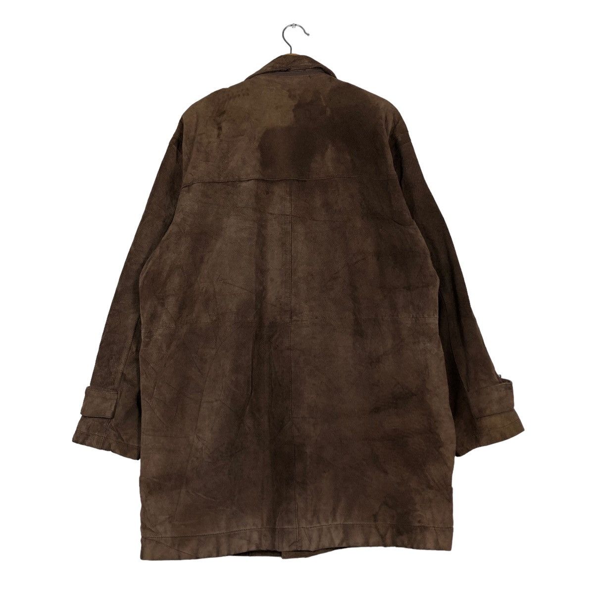 Japanese Brand 🔥Vintage Long Leather Jacket Mondo Lui Issey Miyake Blanket Size US M / EU 48-50 / 2 - 8 Thumbnail