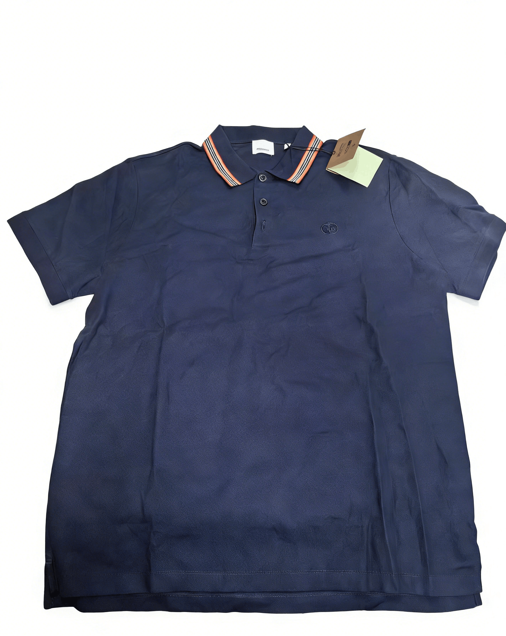 Burberry NWT Polo Shirt - Coal Blue, XXL Burberry Size US XXL / EU 58 / 5 - 3 Thumbnail