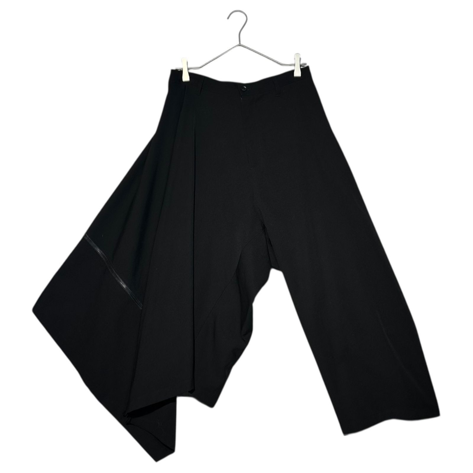 Yohji Yamamoto B Yohji Yamamoto - Zip Design Asymmetrical Pants Size US 32 / EU 48 - 5 Thumbnail