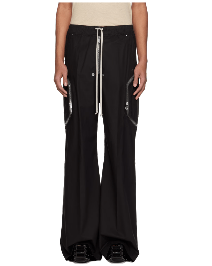 Rick Owens Rick owens bela cargo jumbo size 52 black edfu ss23