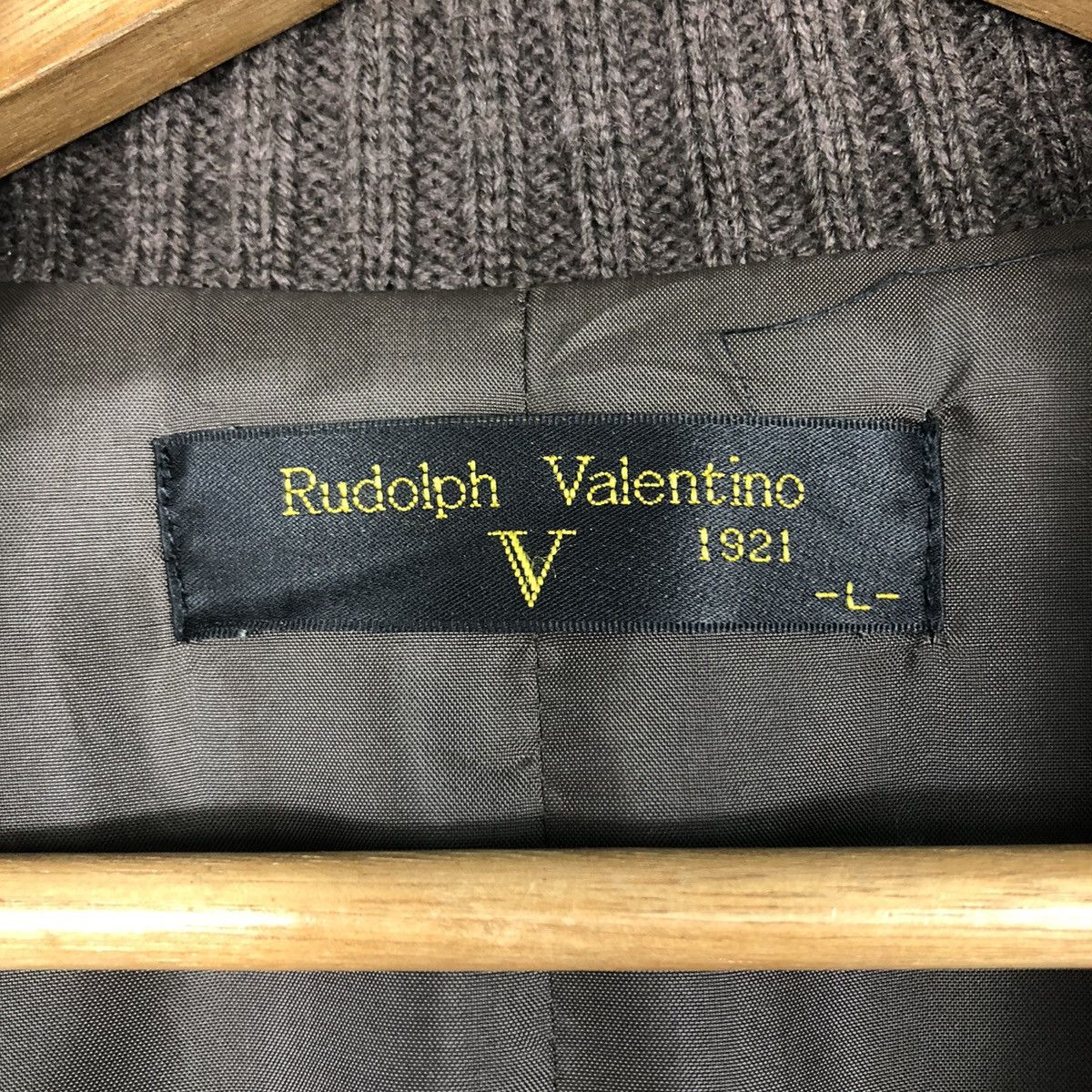 Japanese Brand × Vintage 📌Vintage Bomber Cardigan Jacket Striped Rudolph Valentino Size US L / EU 52-54 / 3 - 18 Thumbnail