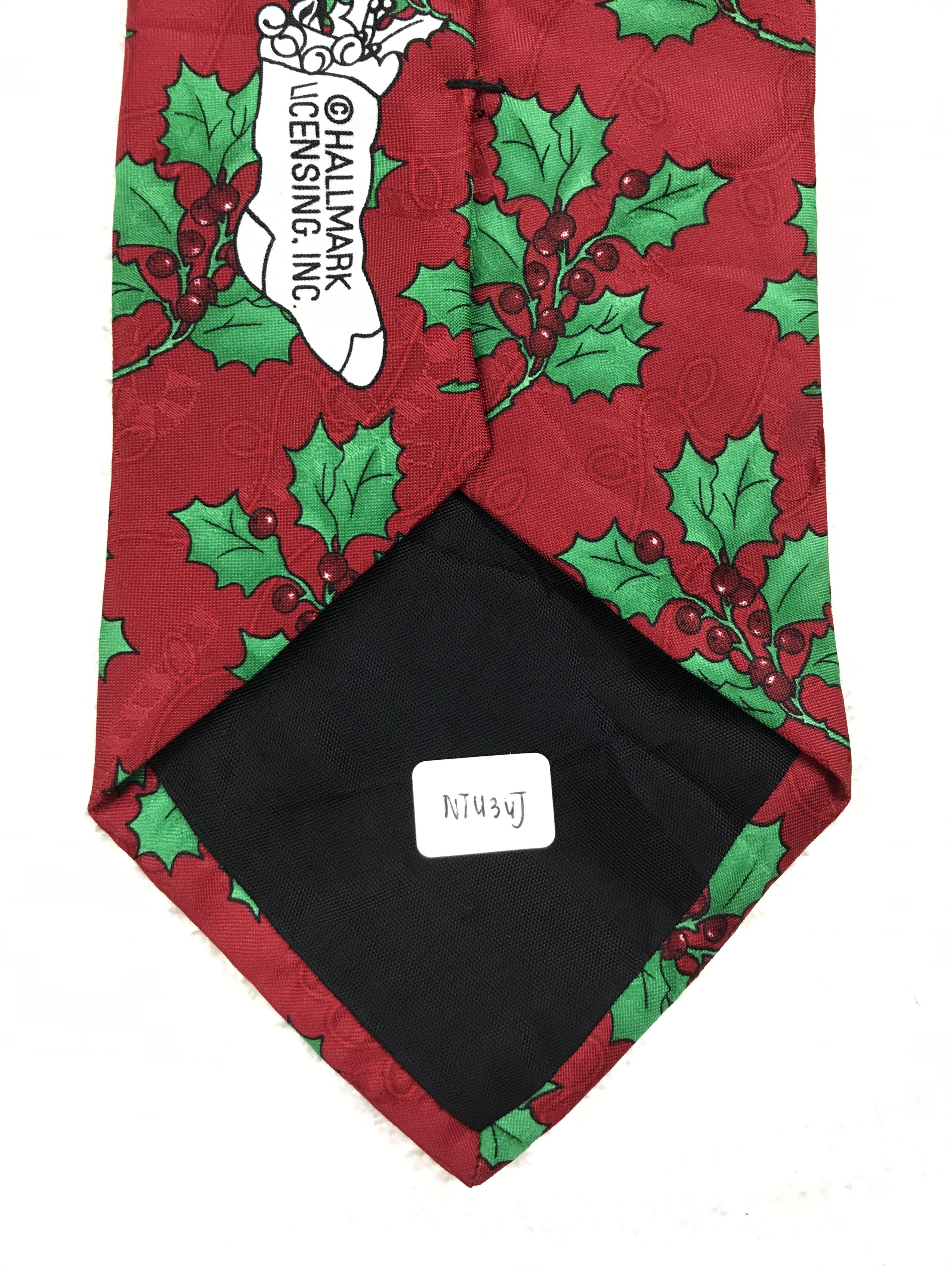 Designer × Vintage Vintage Yule Tie Greetings 100% Polyester Necktie Size ONE SIZE - 9 Thumbnail
