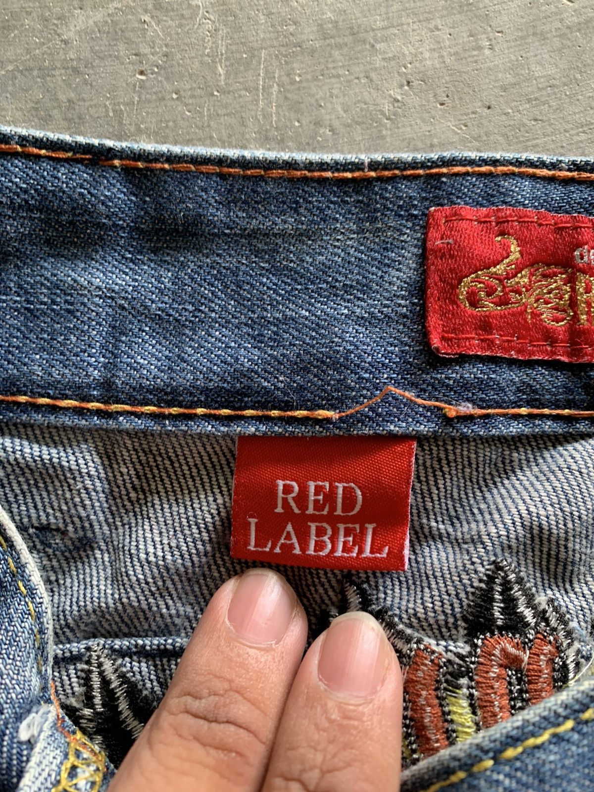 Hysteric Glamour × Japanese Brand × Vintage flare vintage y2k red pepper patchwork western style Size 30" / US 8 / IT 44 - 8 Thumbnail