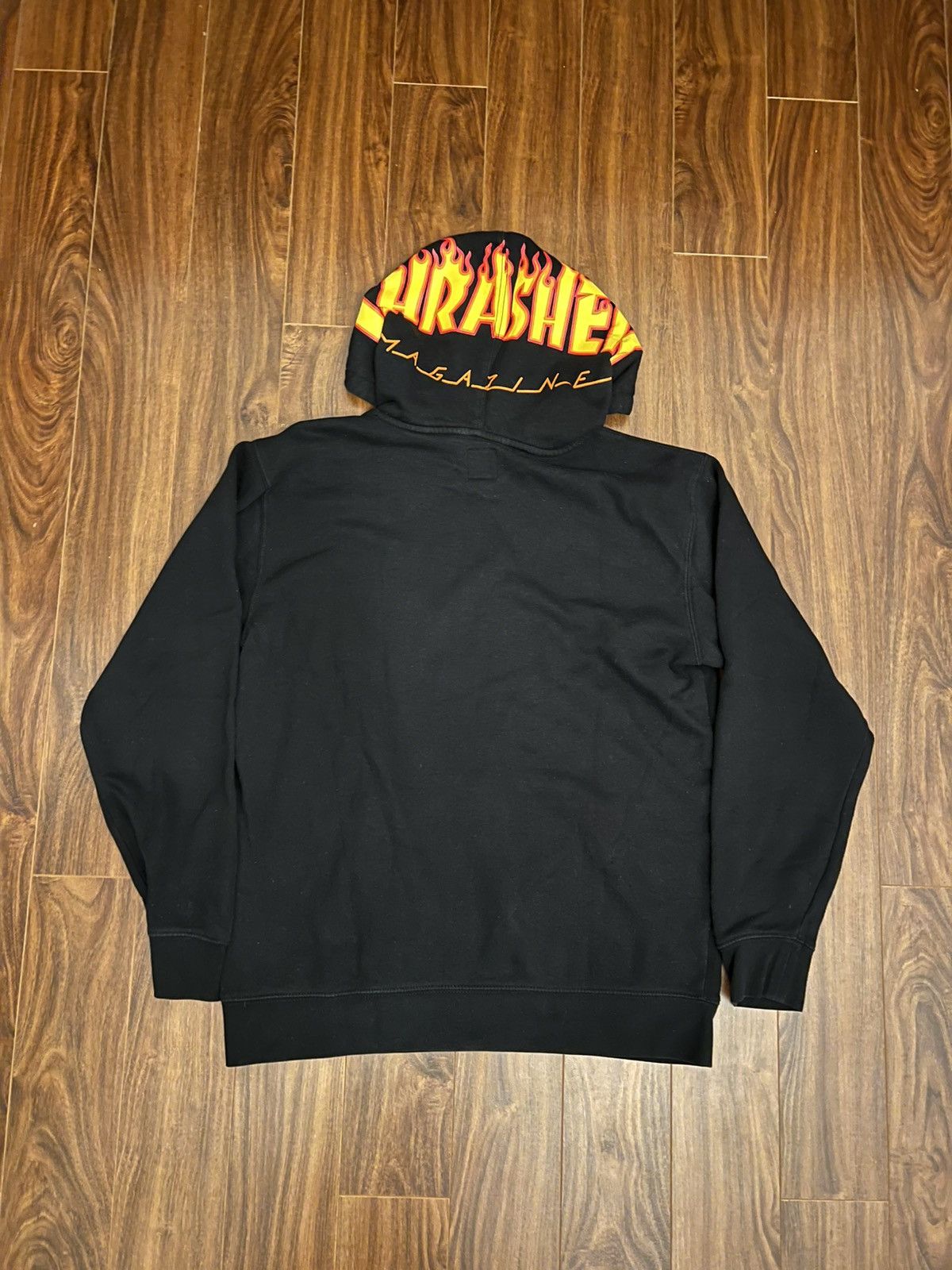 Vans Vans x Thrasher Spell-out Hood Graphic Skate Hoodie Size US M / EU 48-50 / 2 - 2 Thumbnail