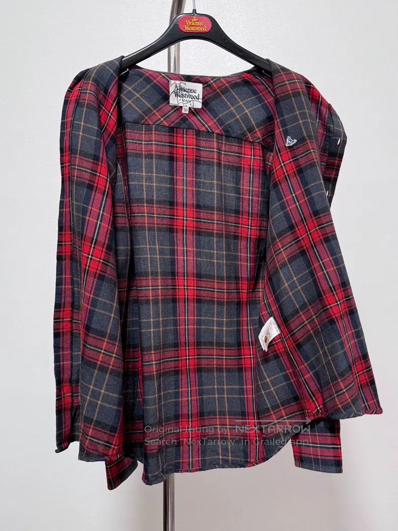 Vivienne Westwood Vivienne Westwood Vintage second-hand diagonal plaid trans Size US M / EU 48-50 / 2 - 8 Thumbnail