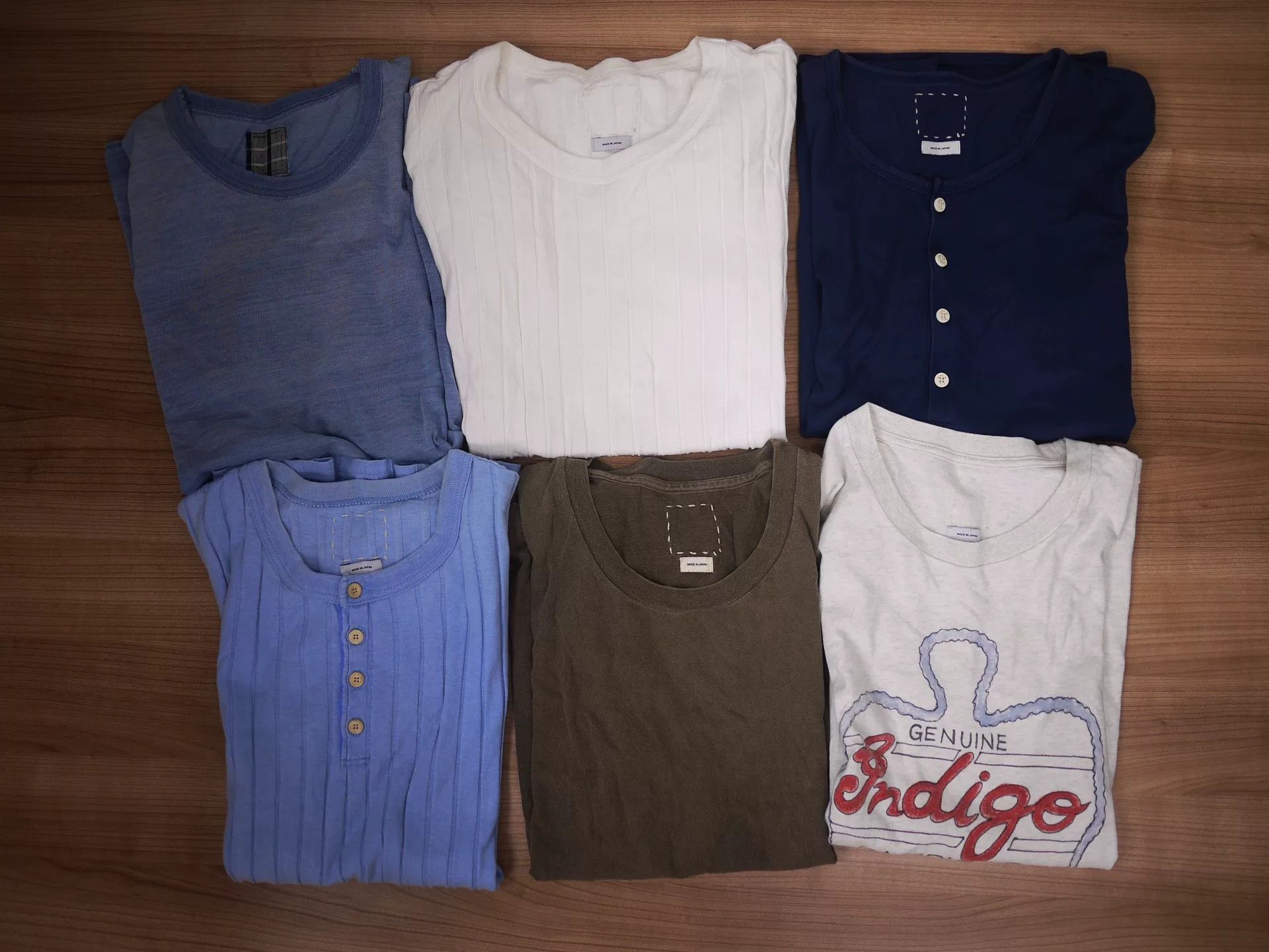 Visvim Visvim Tee Pack of Six T-Shirts Size US M / EU 48-50 / 2 - 1 Thumbnail
