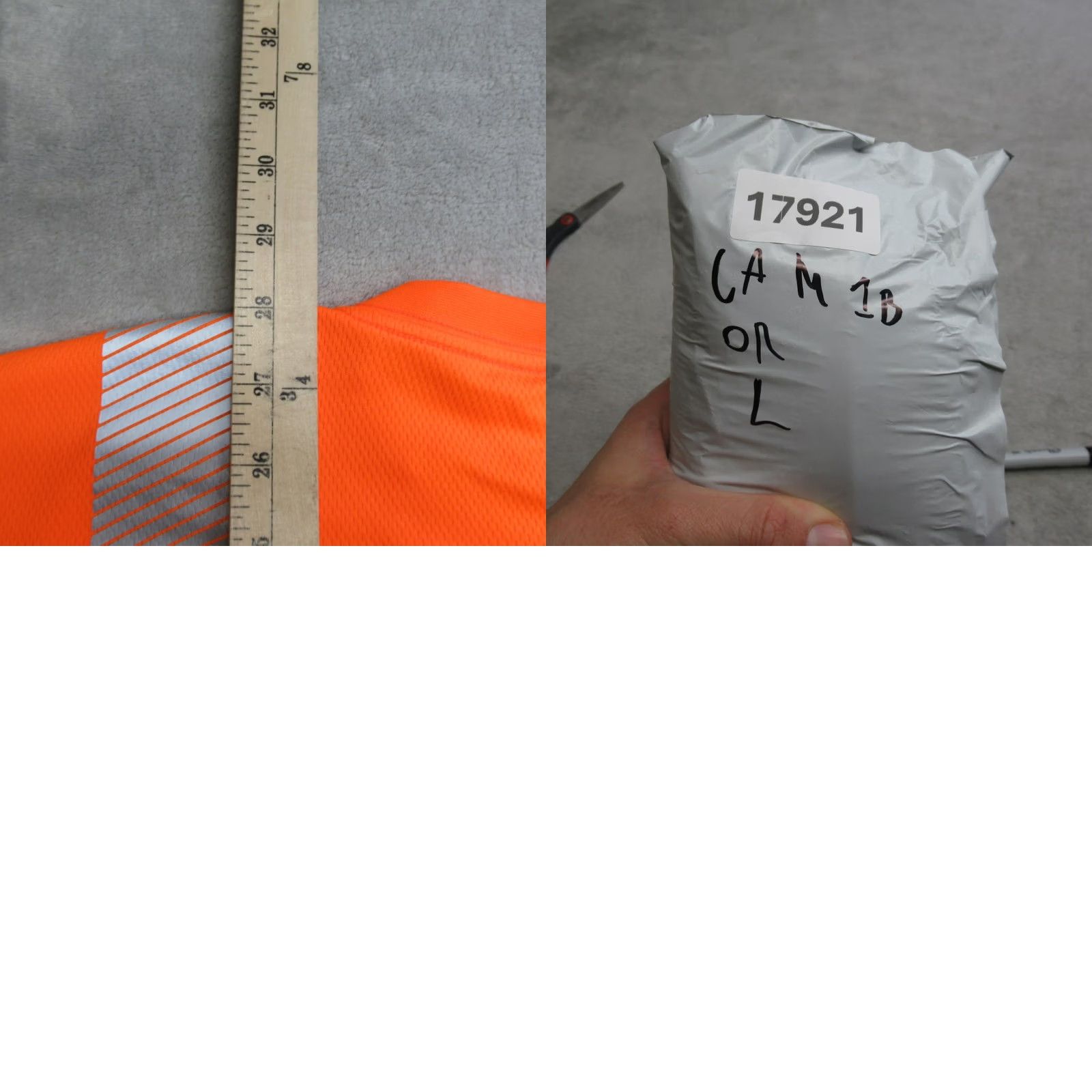 Carhartt Carhartt Shirt Men Large Orange HighVis Reflective Safety Work Pocket RelaxForce Size US L / EU 52-54 / 3 - 8 Thumbnail