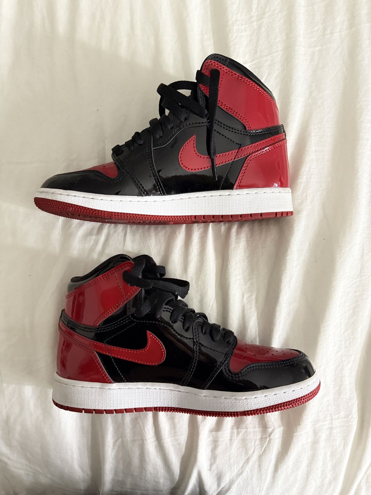 Jordan Brand Patent Bred 1s 🍓 Size US 5.5 / EU 38 - 6 Thumbnail