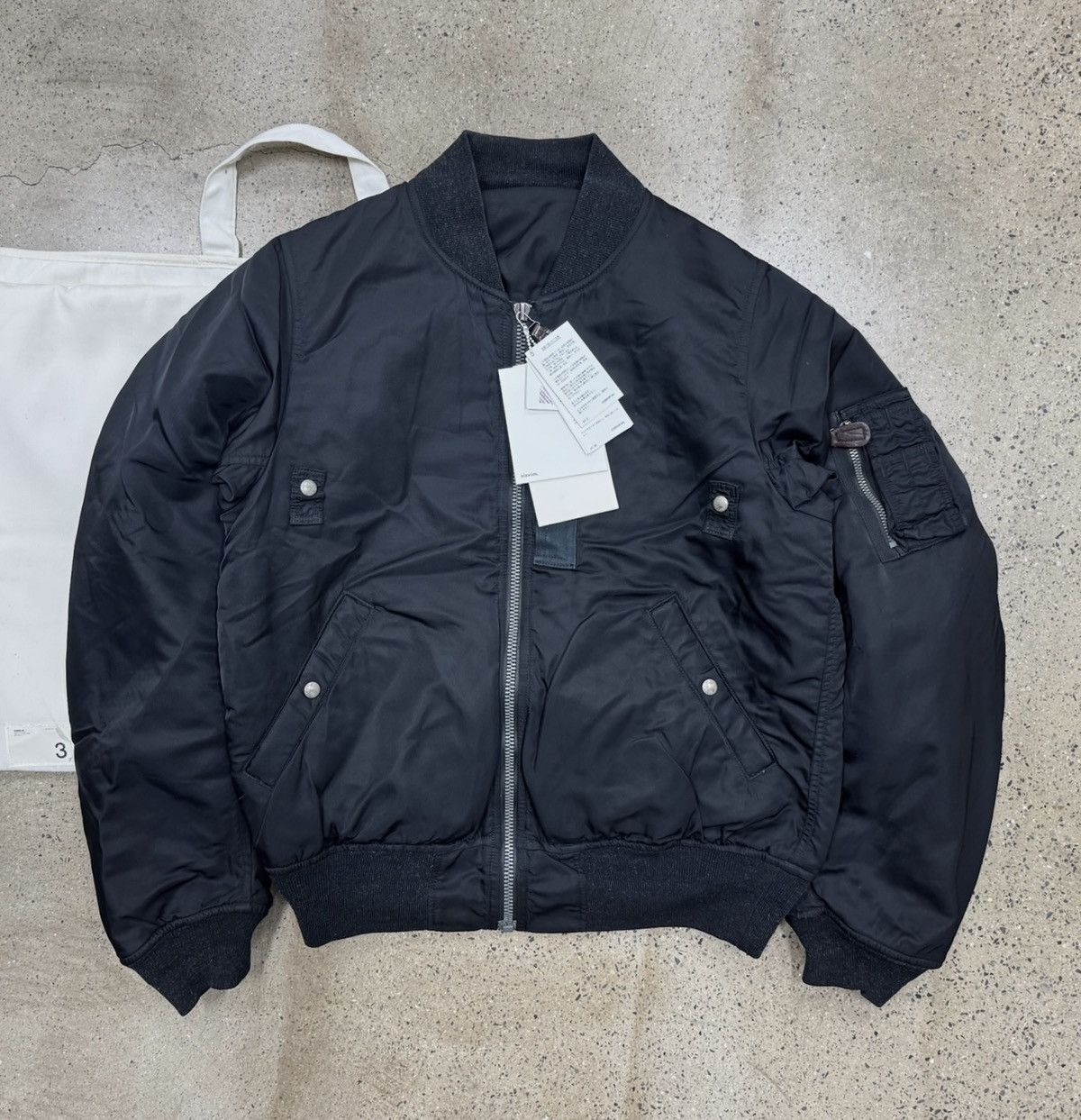 Visvim Brand New Visvim 24SS Thorson MA1 Bomber Mawata Mens Size 4