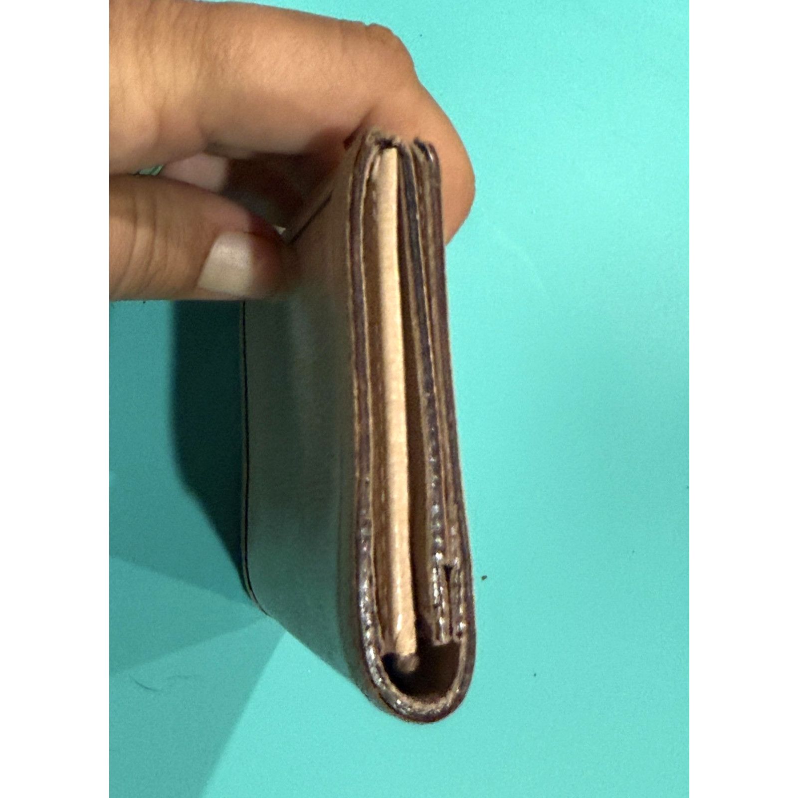 Givenchy Vintage Givenchy Beige Leather Bifold Wallet Logo G France Size ONE SIZE - 5 Thumbnail