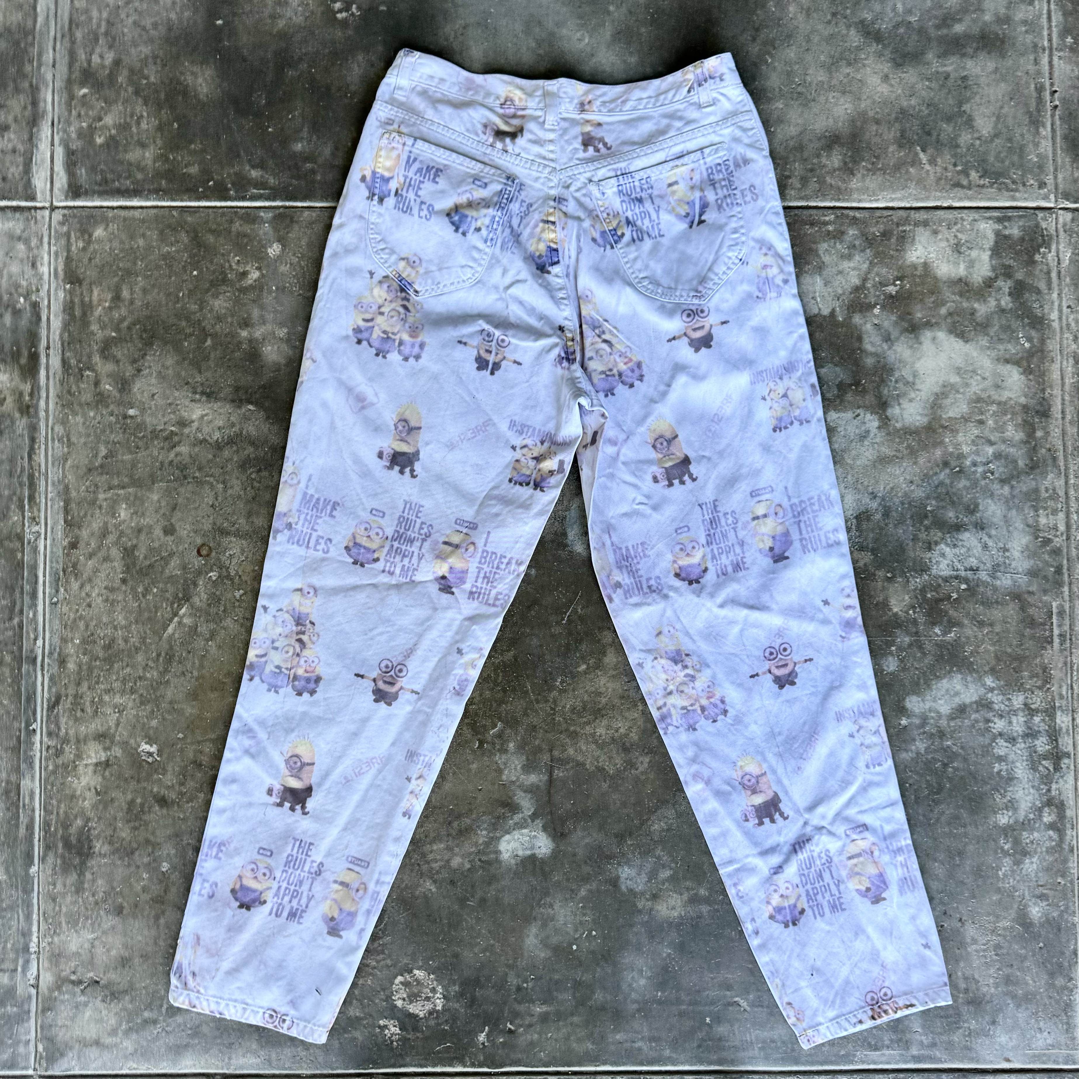 Levi's Printed Minions Jeans Designed by G Rags 72 Size US 32 / EU 48 - 3 Thumbnail
