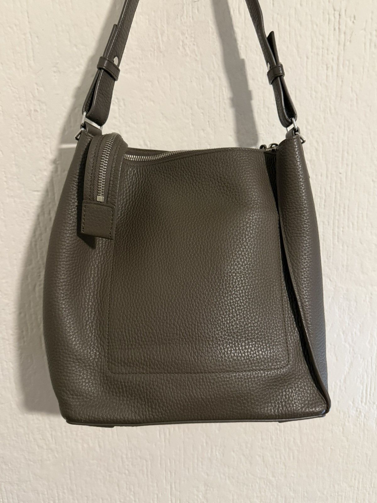 Allsaints Allsaints pebbled leather tote bucket bag Size ONE SIZE - 2 Thumbnail