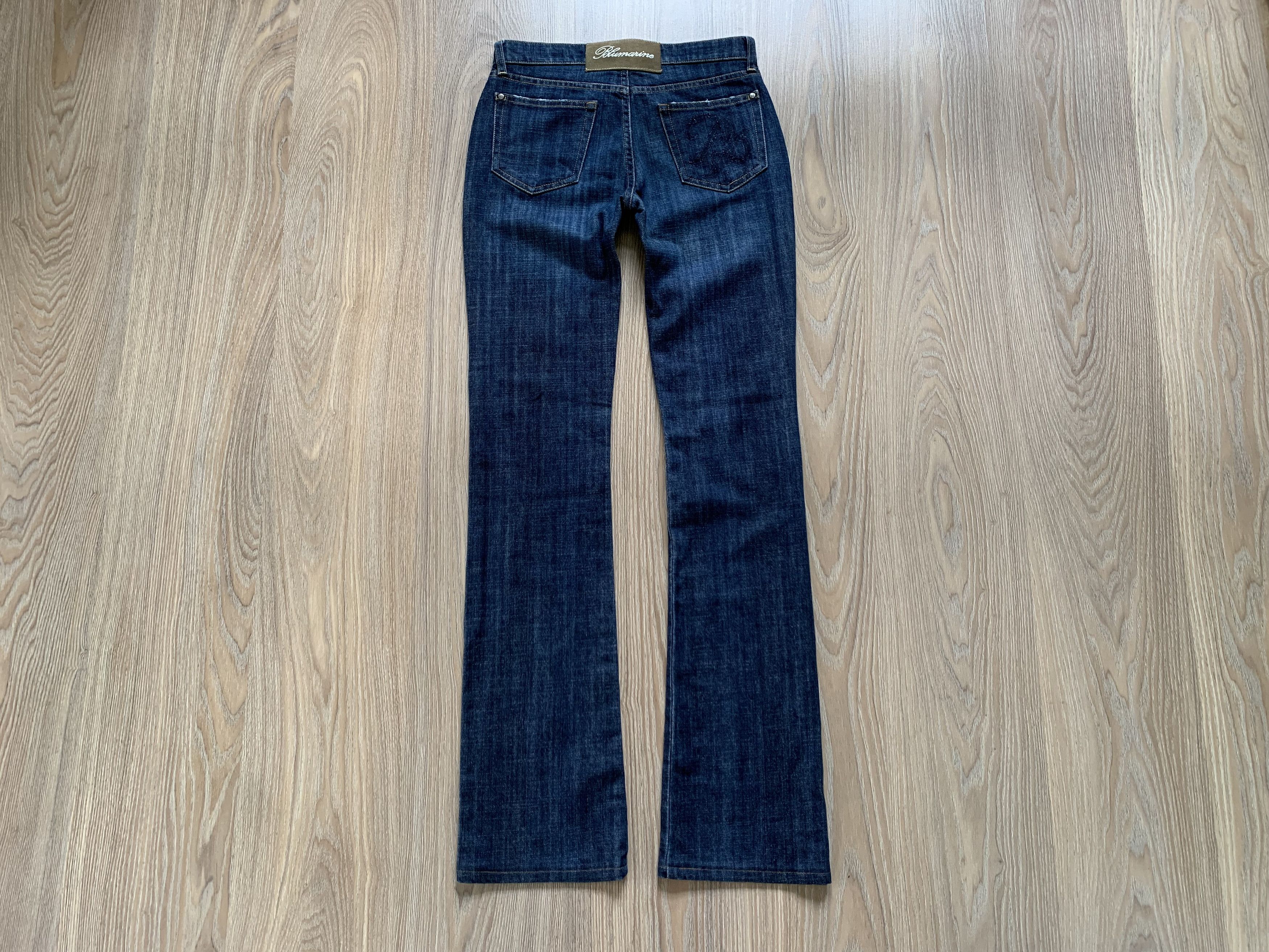 Blumarine Blumarine Blue Denim Flared Jeans Size 32" / US 10 / IT 46 - 3 Thumbnail