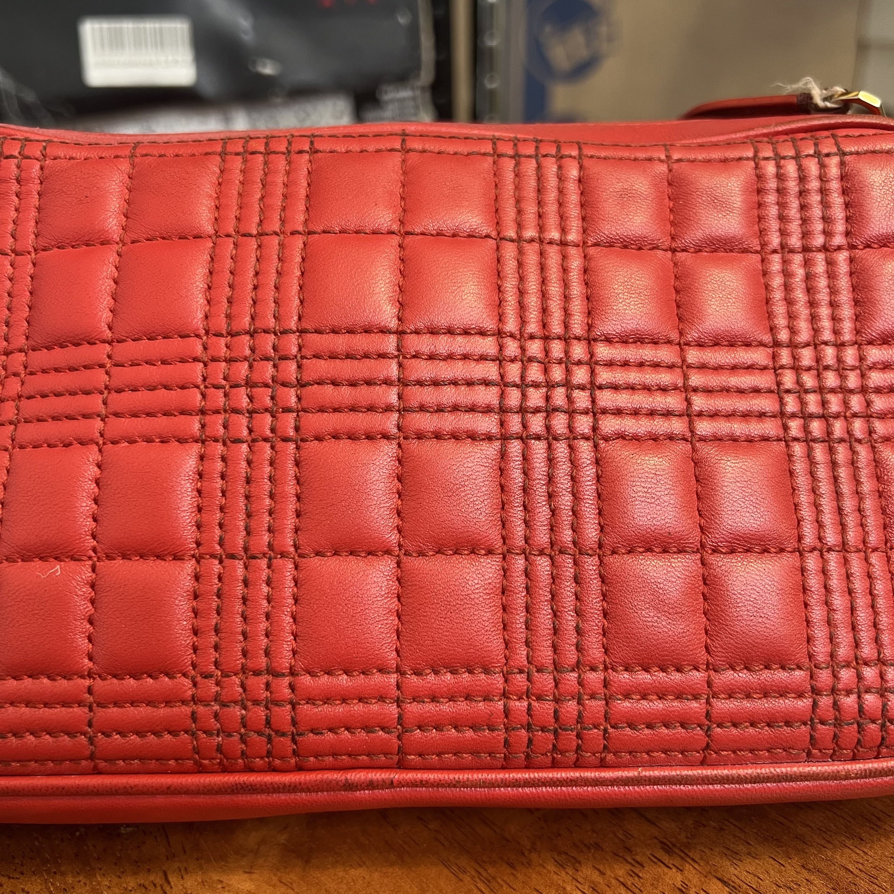 Burberry Burberry Lola Quilted Camera Bag Red Size ONE SIZE - 10 Thumbnail