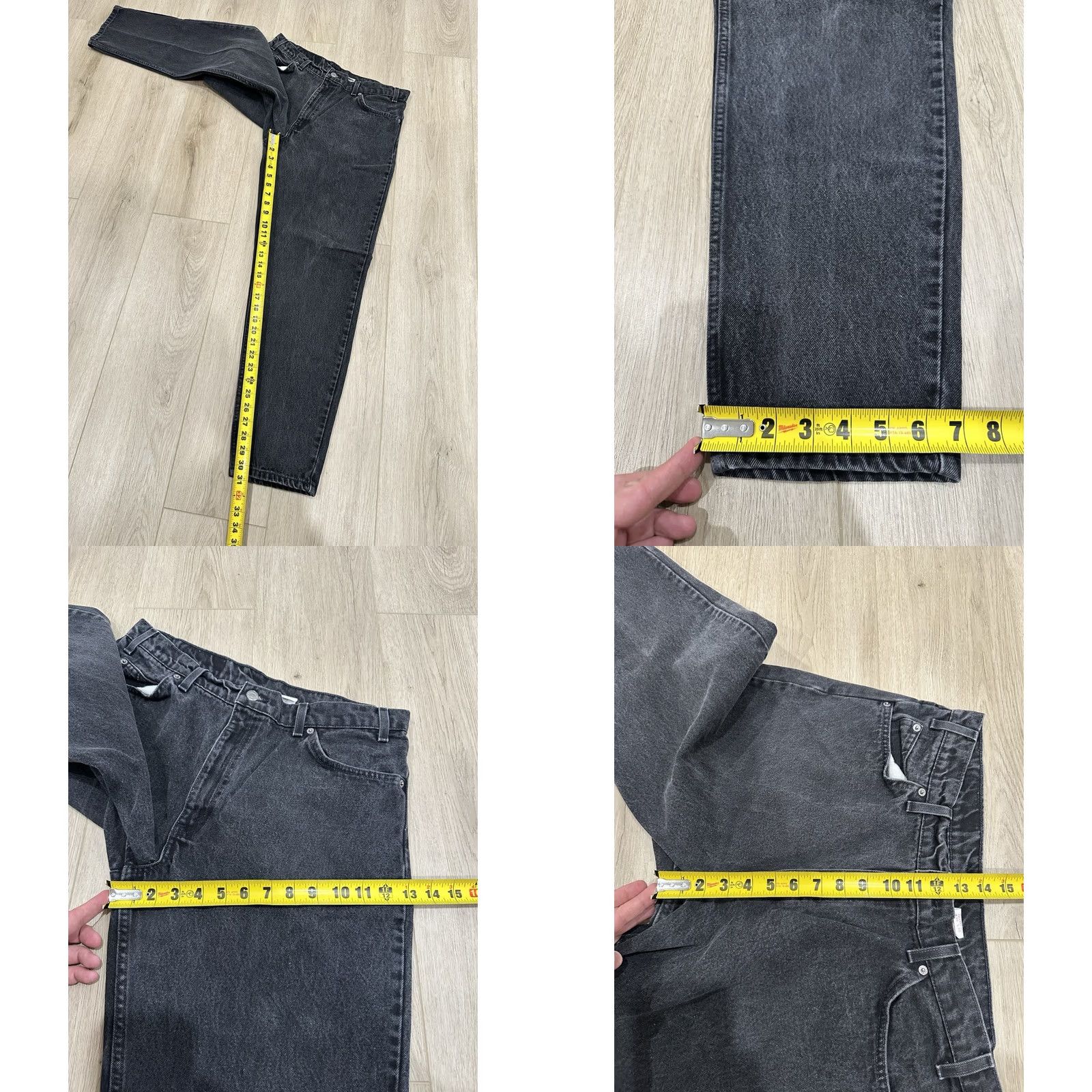 Denime VINTAGE Levi Strauss 550 Jeans Size US 34 / EU 50 - 9 Thumbnail