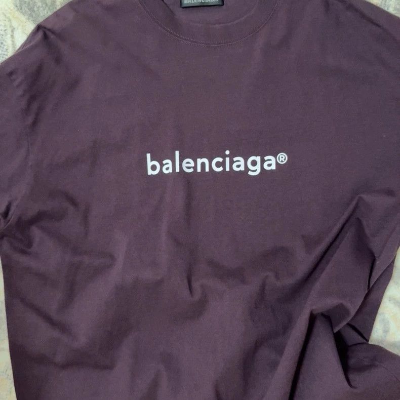 Balenciaga Balenciaga Letter Logo Print Crew Neck Short Sleeve T-Shir Size US S / EU 44-46 / 1 - 4 Thumbnail