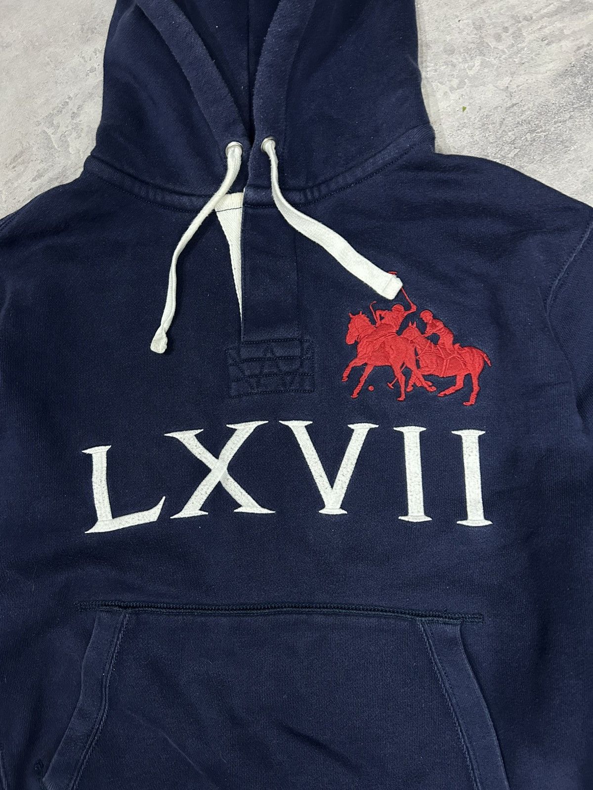 Polo Ralph Lauren Polo Ralph Lauren Hoodie SBlue Double Pony LXVII 3 Men's Size US M / EU 48-50 / 2 - 4 Thumbnail