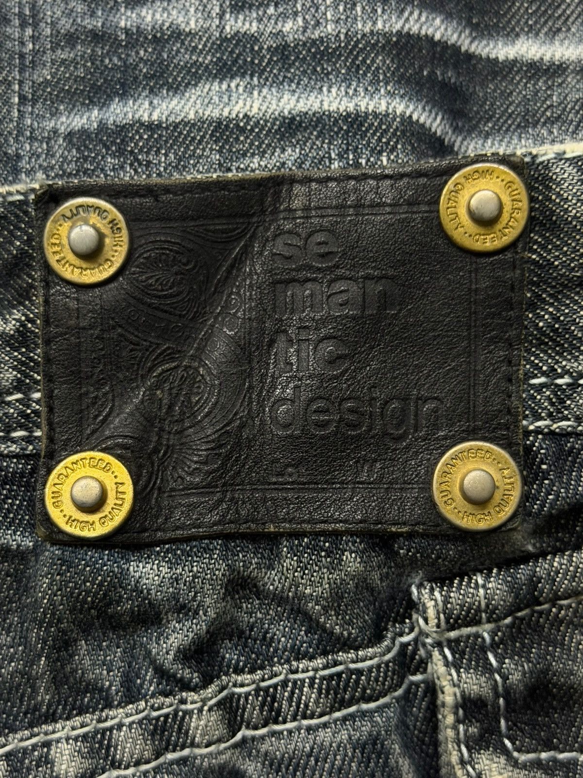 semanticdesign Vintage Semantic Design Japan Denim Jeans | Slim Bootcut W29 Size US 29 - 13 Thumbnail