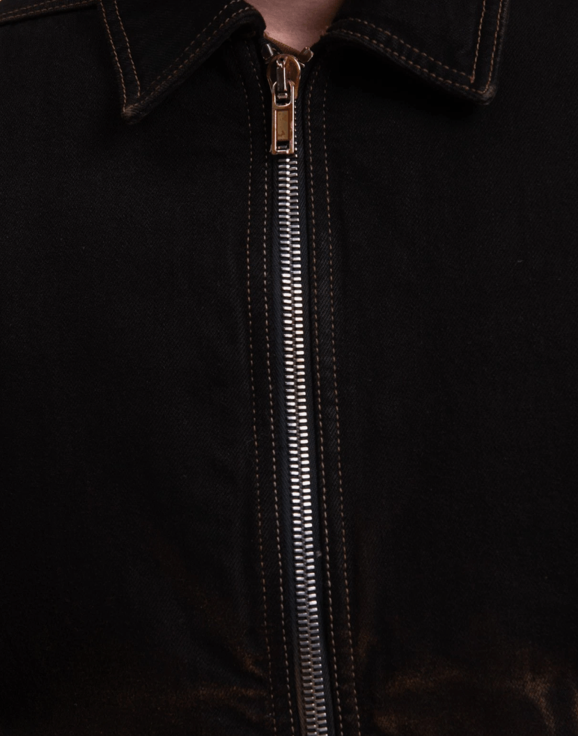 Rick Owens DRKSHDW Gradient Burning Denim Jacket Size US S / EU 44-46 / 1 - 3 Thumbnail