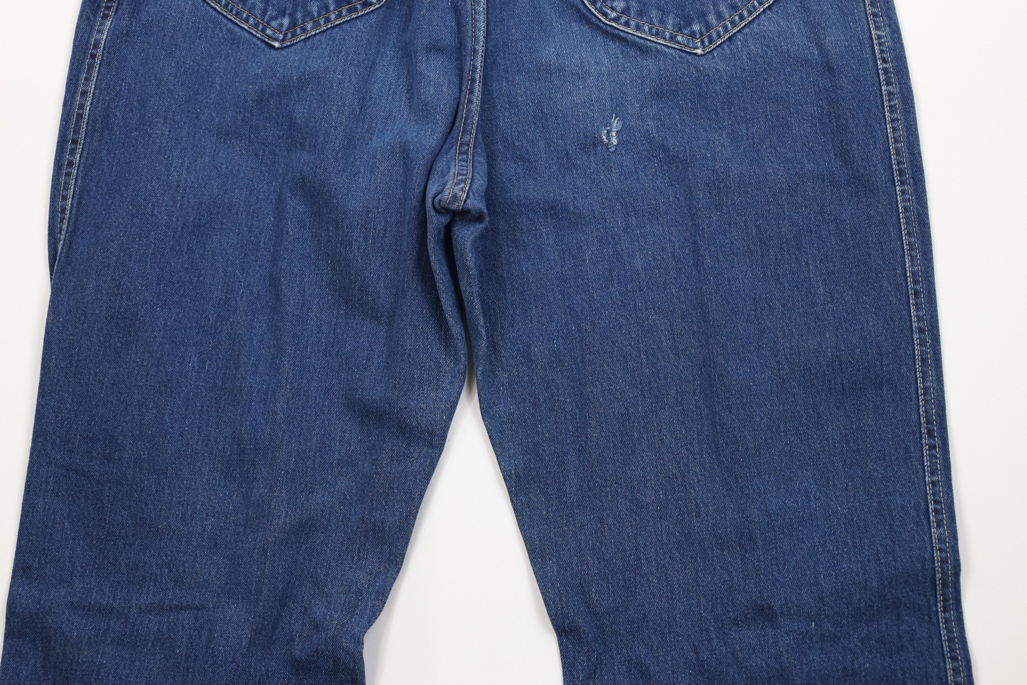 Lee Vintage 80s 90s Lee High Waisted Tapered Leg Jeans USA Blue Size 36" / US 14 / IT 50 - 12 Thumbnail